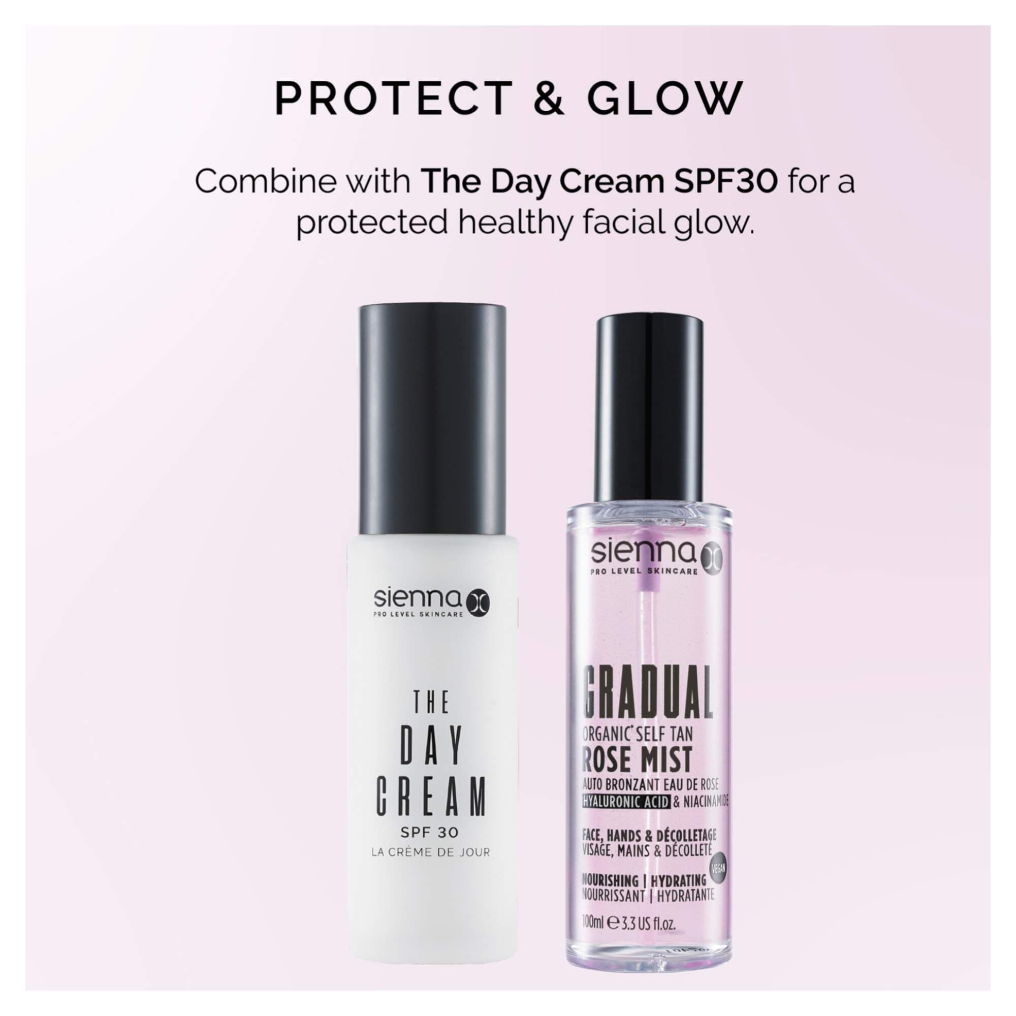 SIENNA X TAN - RETAIL - Gradual Organic Self Tan Rose Mist (Water) - 100ml - Image 3