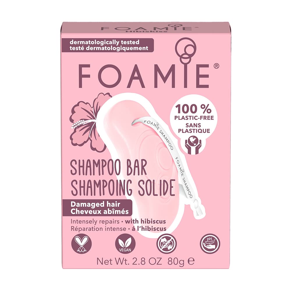FOAMIE - Shampoo Bar - Hibiscus for Damaged Hair