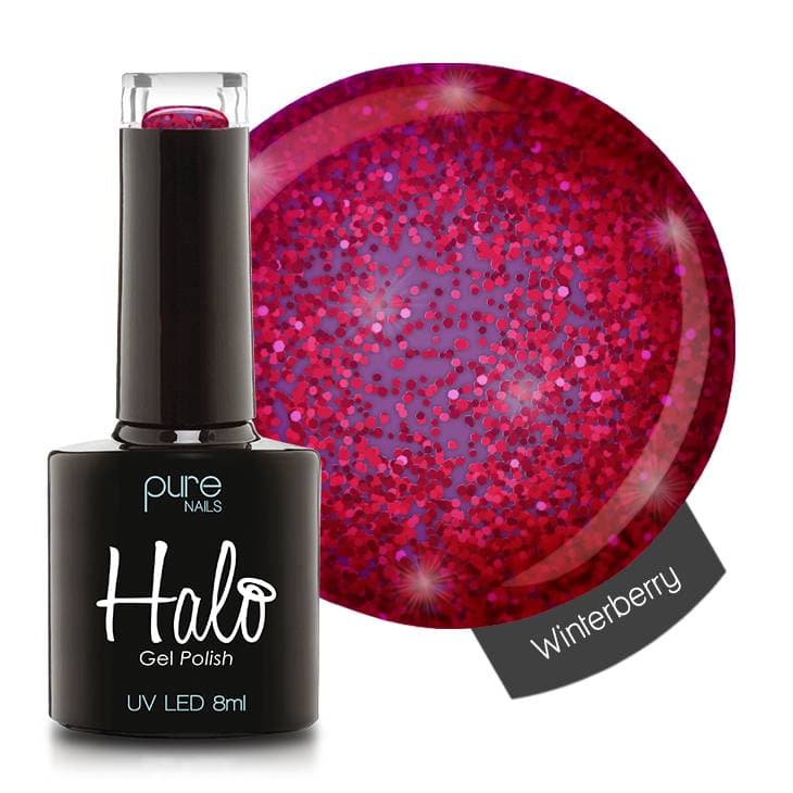 Halo Gel Polish - Very Berry - Winterberry