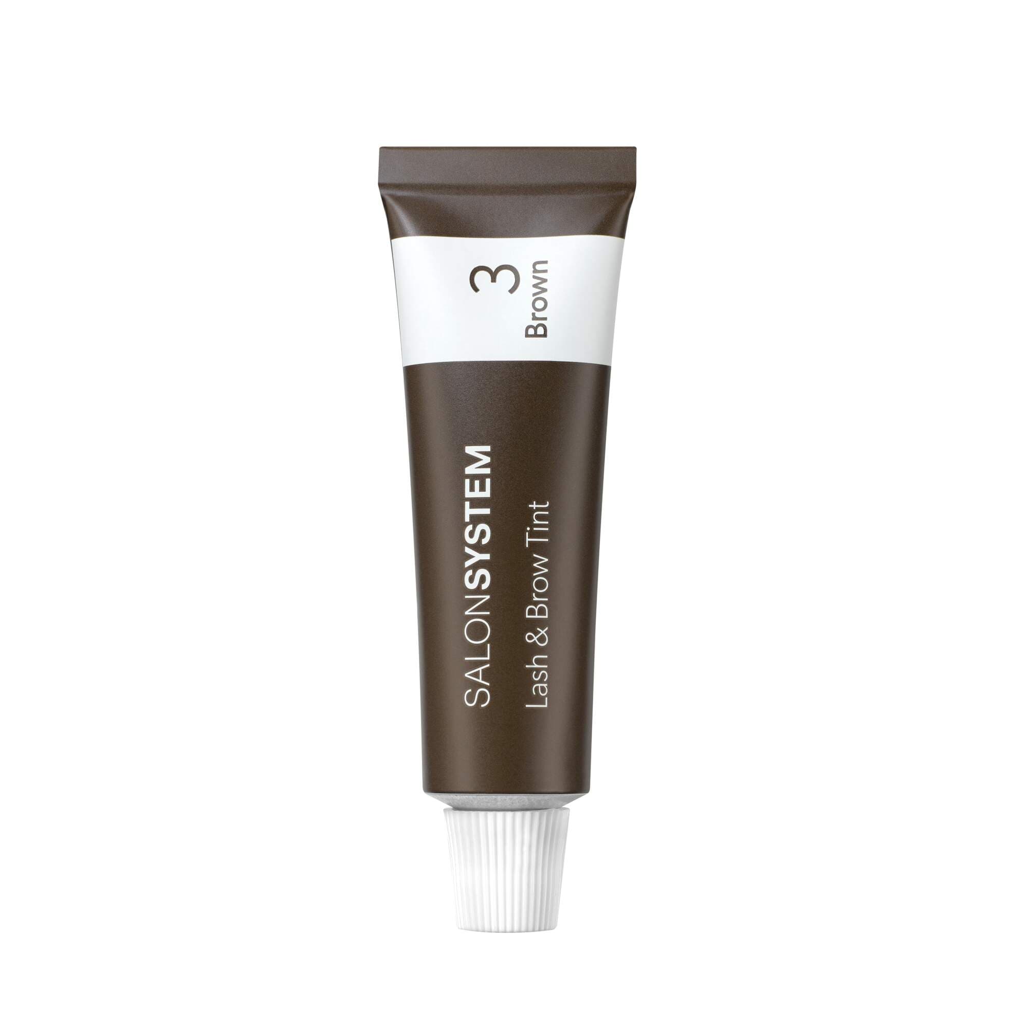 Salon System LashTint Lash & Brow Tint Brown 15ml - Image 2
