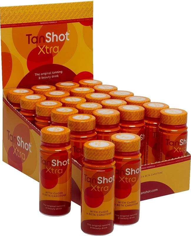TAN SHOT - Tan Shot XTRA Q10 - 24Pk