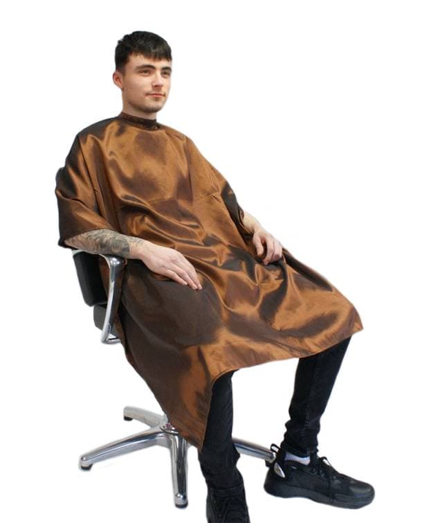 Hair Tools Two-Tone Unisex Gown - Chestnut