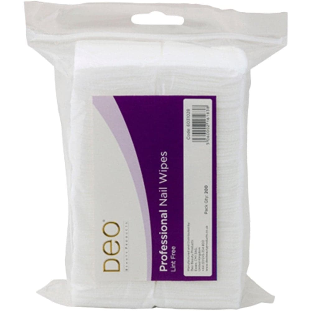 DEO - DISPOSABLE NAIL WIPES - Lint Free Nail Wipes - 200pcs 