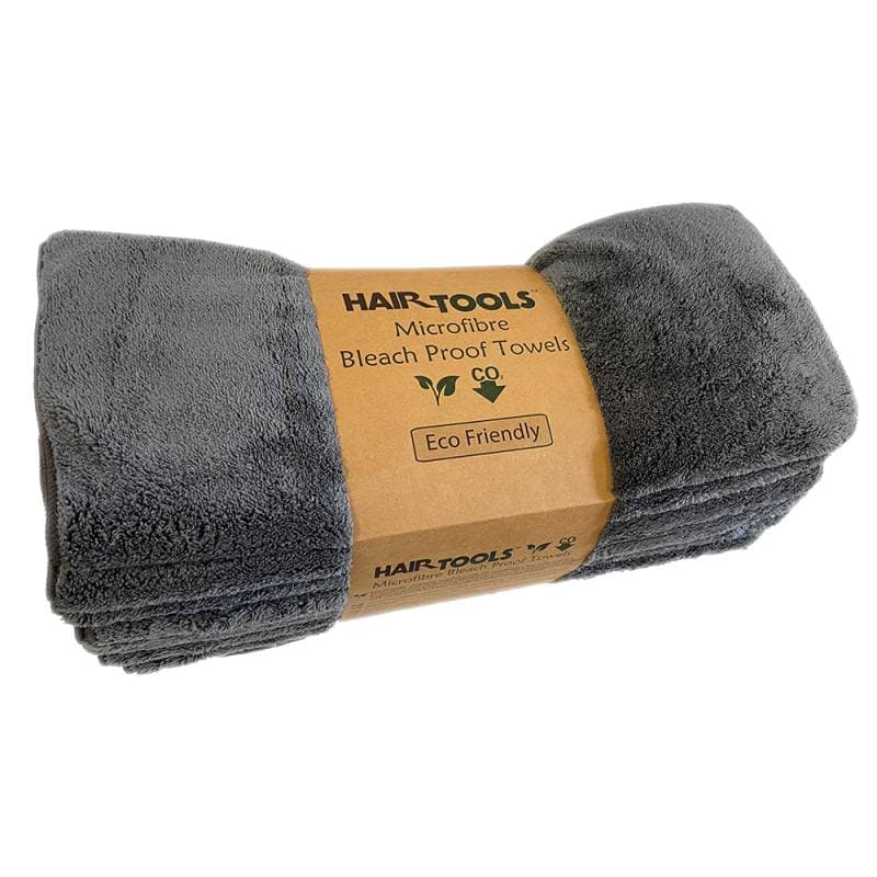 Hair Tools Towels - Microfibre Bleach Proof - Steel Grey