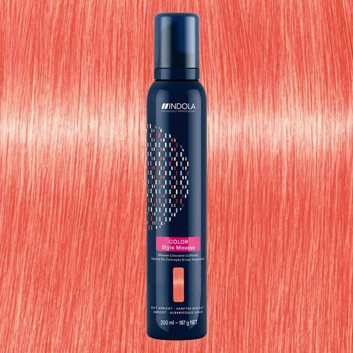 Indola Color Style Mousse - Soft Apricot