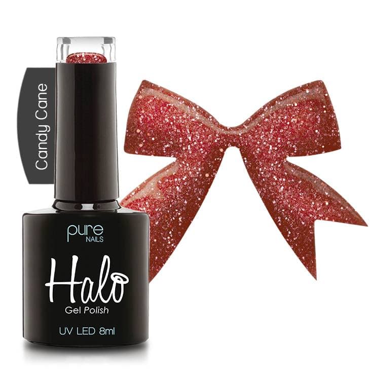 Halo Gel Polish - All Wrapped Up - Candy Cane