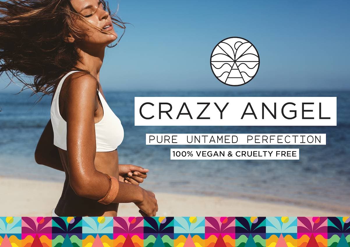 CRAZY ANGEL - Salon Marketing - Window Sticker