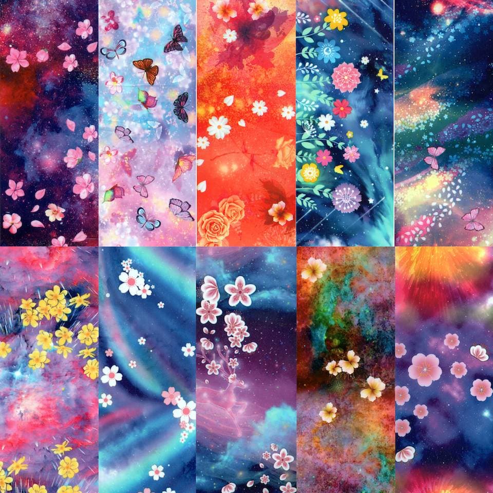 HALO Create - Nail Foils - Floral Fantasy