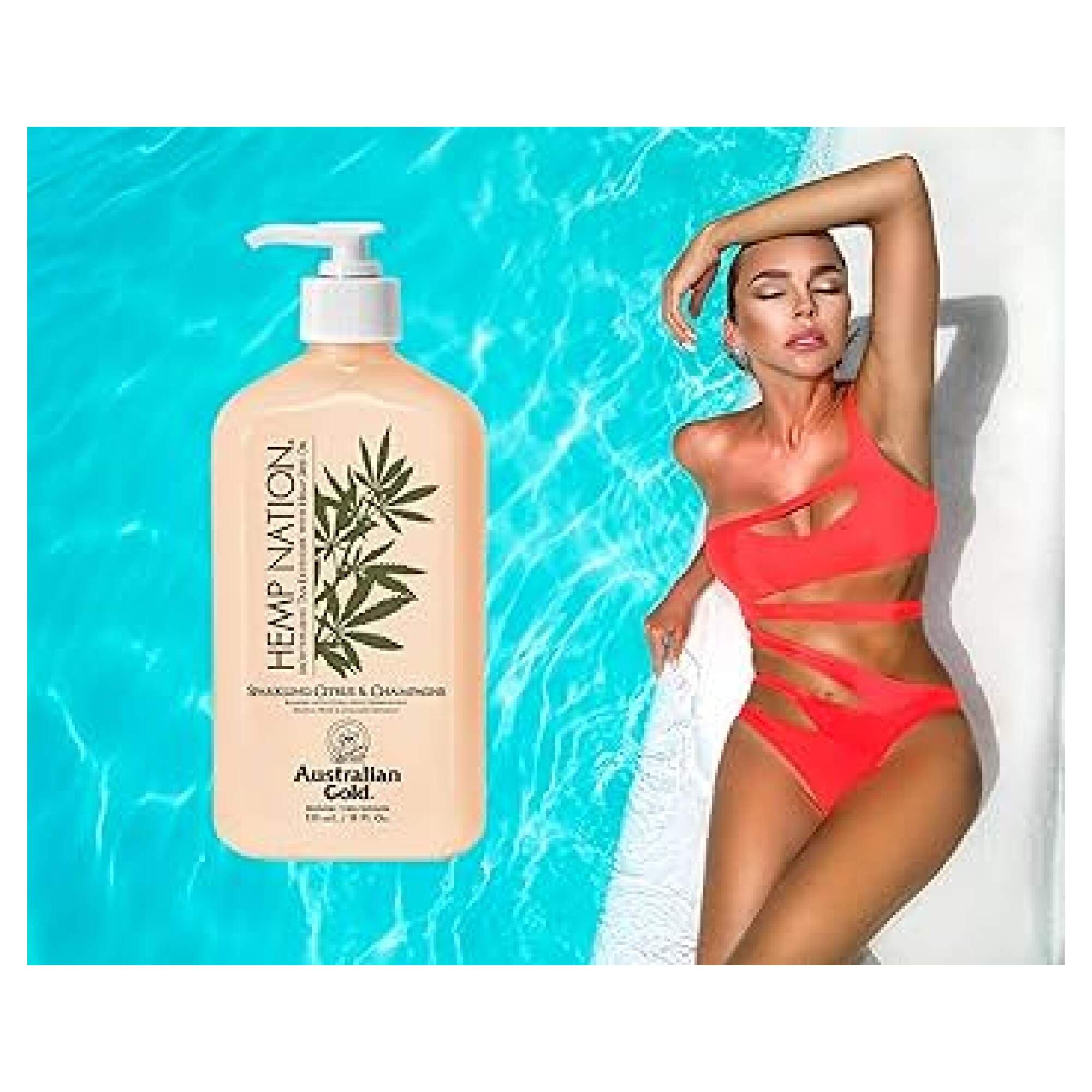 AUSTRALIAN GOLD - HEMP NATION - Sparkling Citrus and Champagne - Body Lotion - 535ml - Image 2