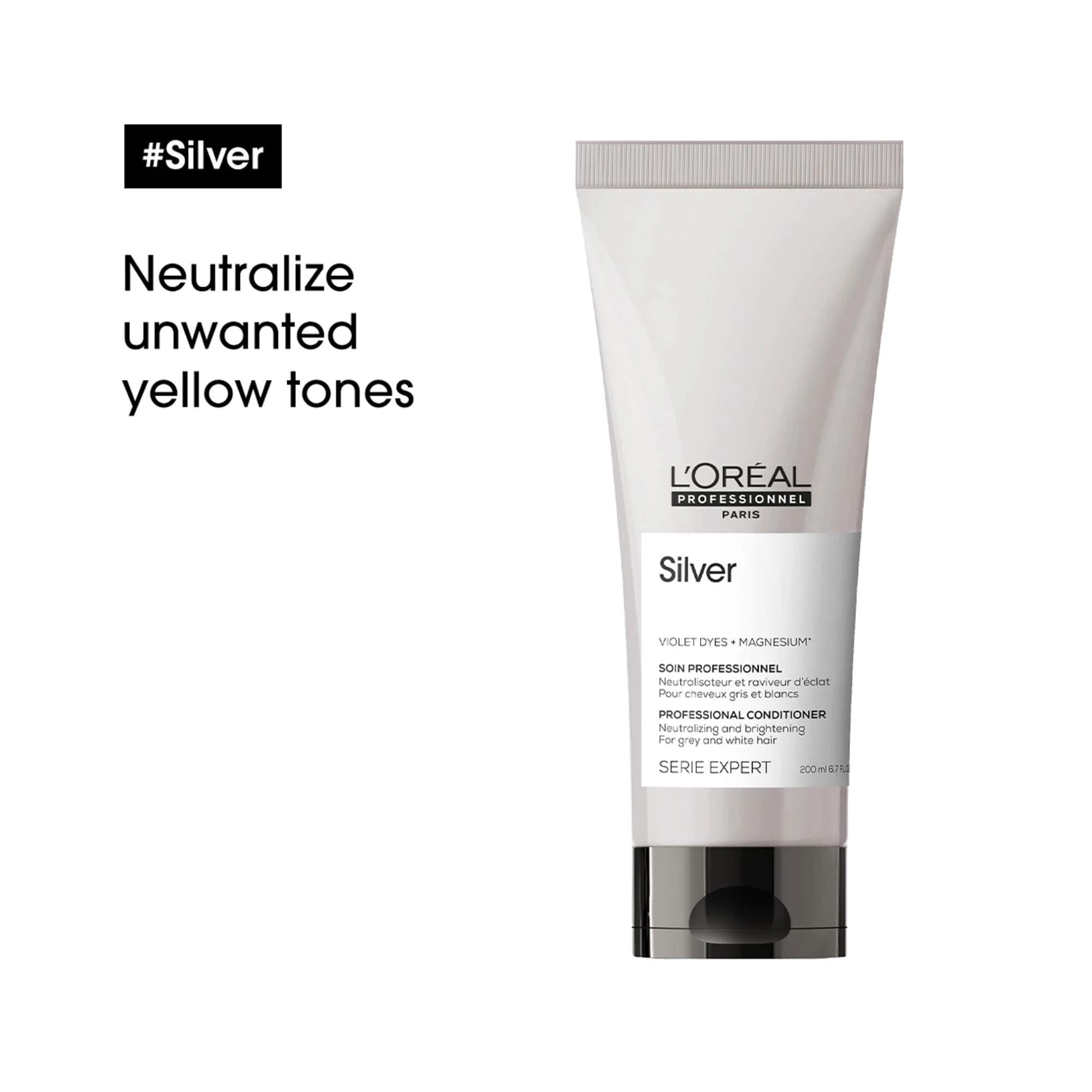 L'Oréal Serie Expert - Silver - Conditioner - 200ml - Image 2