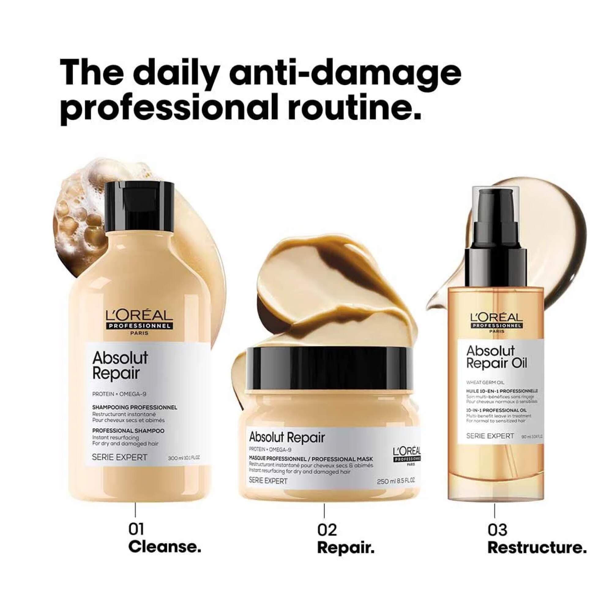 L'Oréal Serie Expert - Absolut Repair - Shampoo - 300ml - Image 3