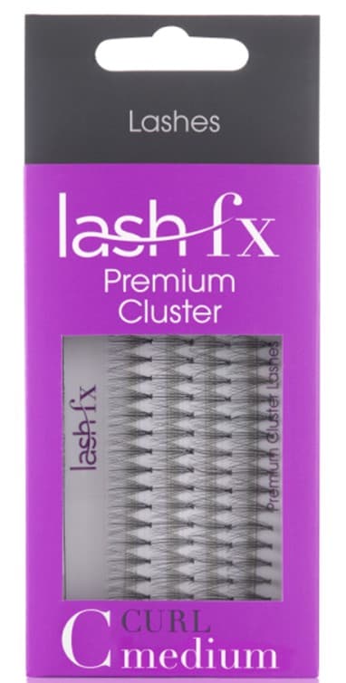 Lash FX - Tray Lashes Cluster - Premium Cluster Lashes C Curl Medium