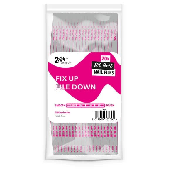 2am London -- Nail File - Fix Up File Down (100/100 Grit) 20pk