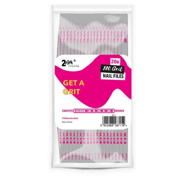 2am London -- Nail File - Get A Grit (180/180 Grit) 20pk