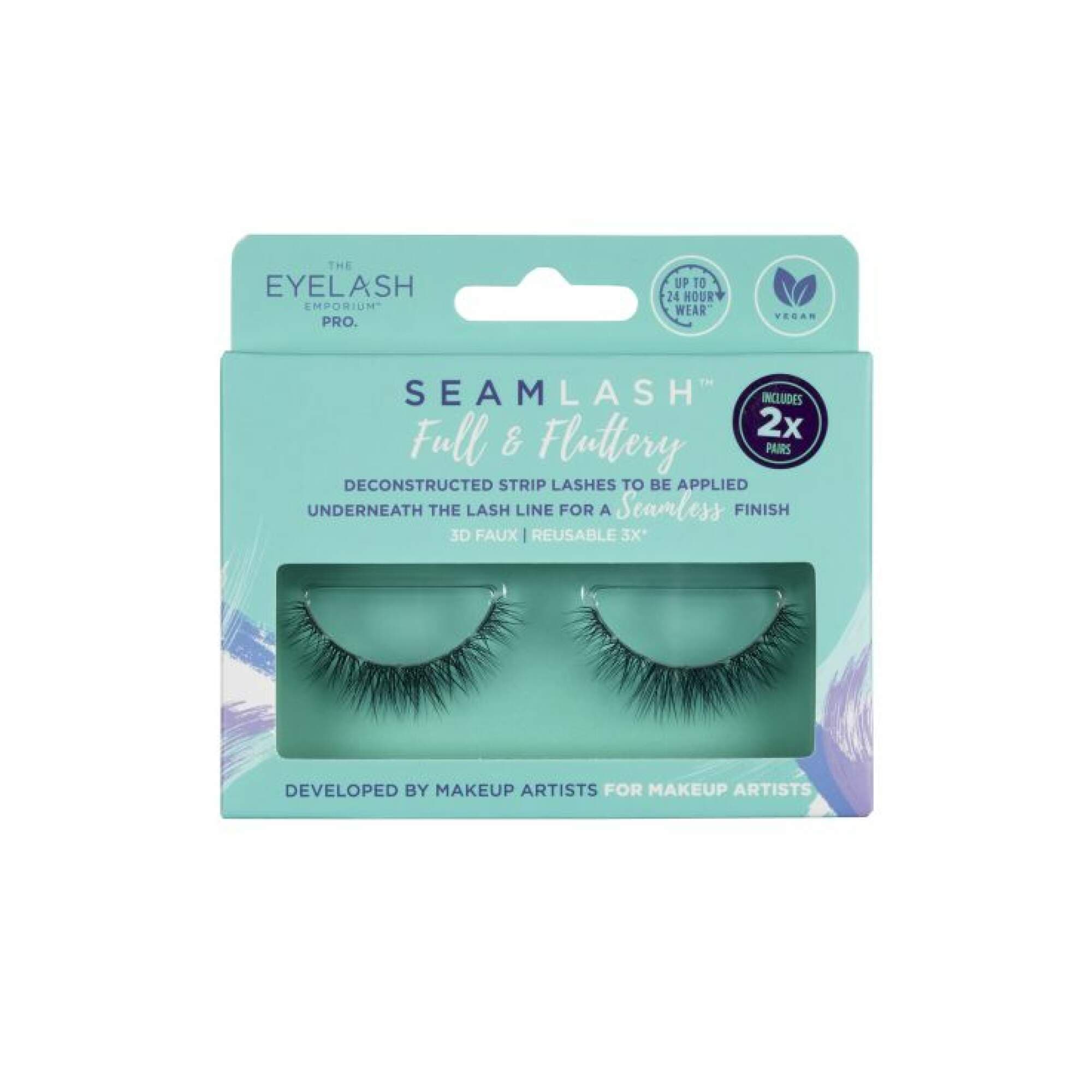 Eyelash Emporium - Seam lash PRO - Full & Fluttery (10pck)