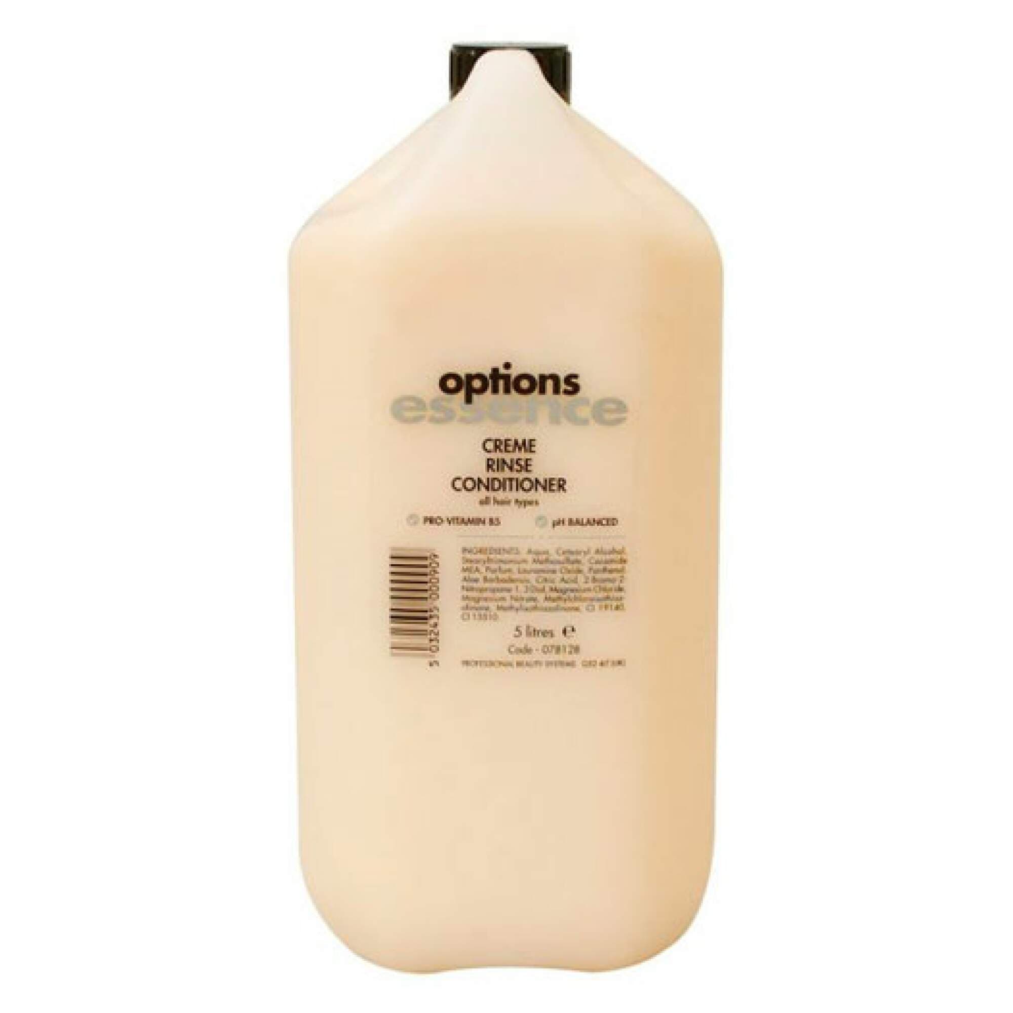 OPTIONS ESSENCE - Créme Rinse Conditioner 5ltr