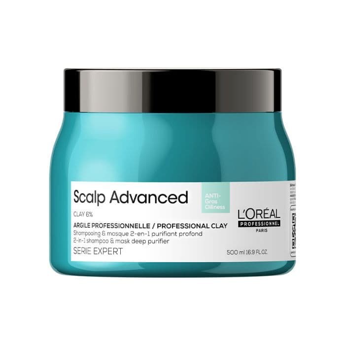 L'Oréal Serie Expert - Scalp Advanced - Anti Oilness Clay Mask - 500ml