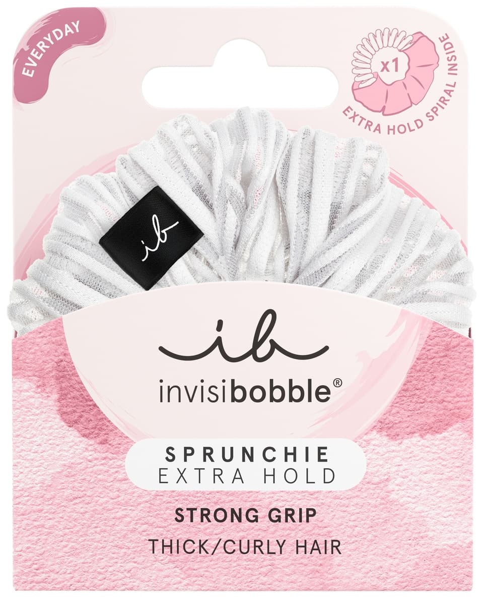 Invisibobble - SPRUNCHIE EXTRA HOLD - Pure White
