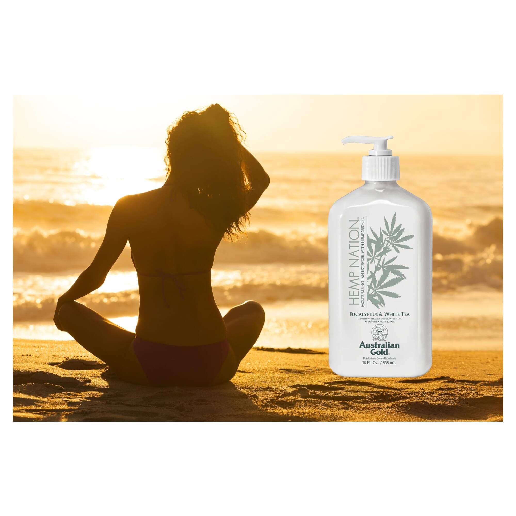 AUSTRALIAN GOLD - HEMP NATION - Eucalyptus & White Tea - Body Lotion - 535ml - Image 2