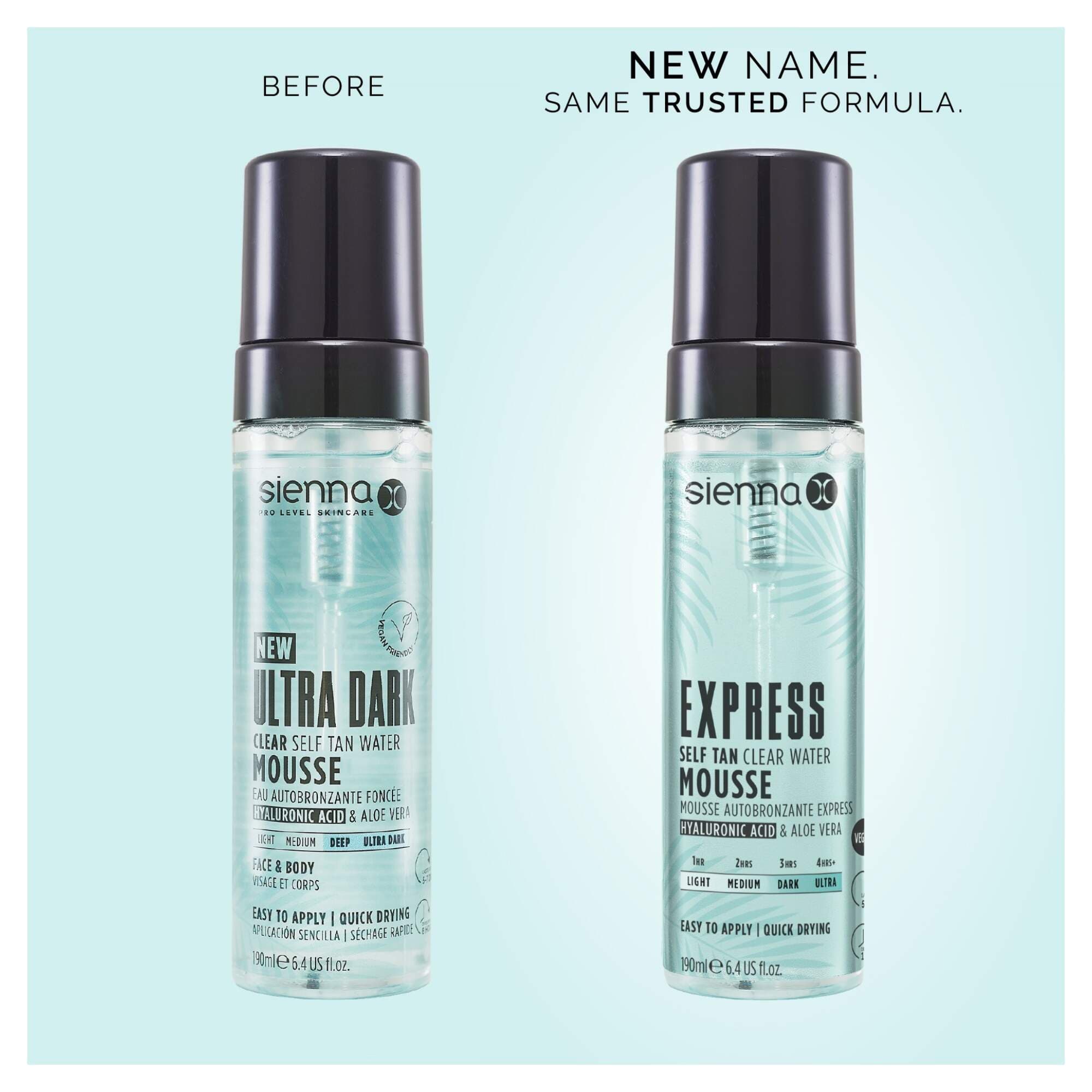 SIENNA X TAN - RETAIL - Ultra Dark Clear Self Tan Mousse - 190ml - Image 2