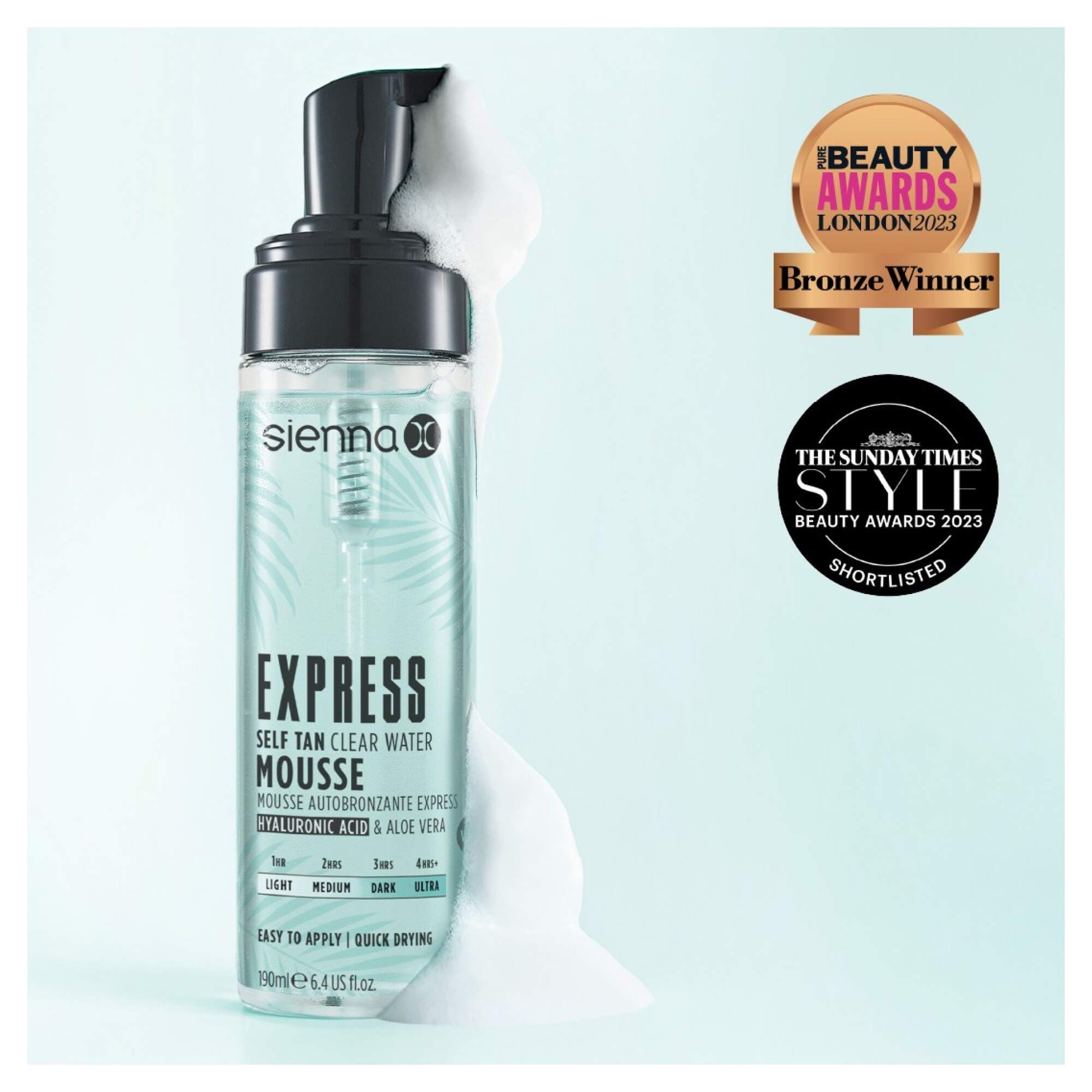 SIENNA X TAN - RETAIL - Ultra Dark Clear Self Tan Mousse - 190ml - Image 4
