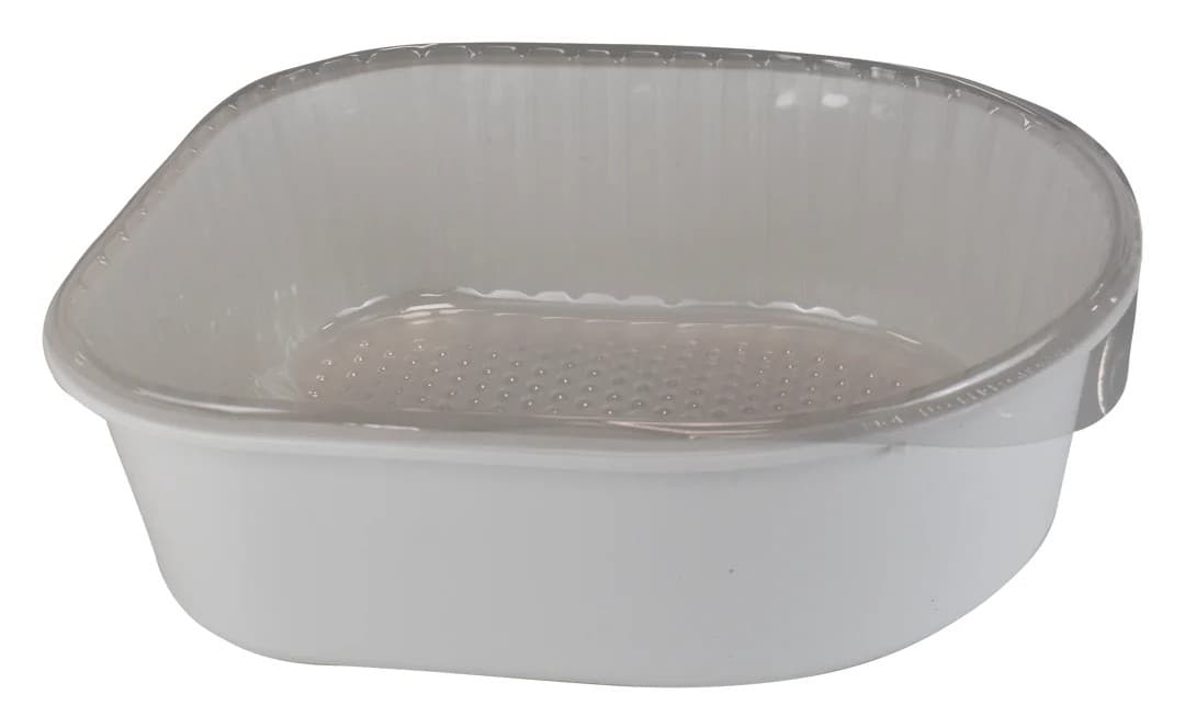 Pedicure Bowl With 20 Liners (White)