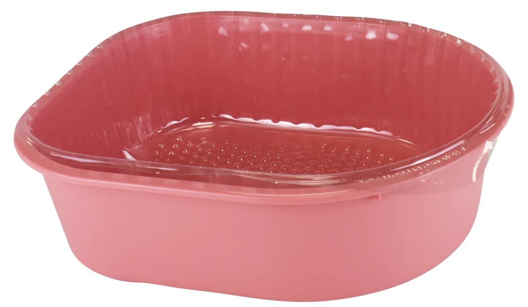 Pedicure Bowl With 20 Liners (Pink)