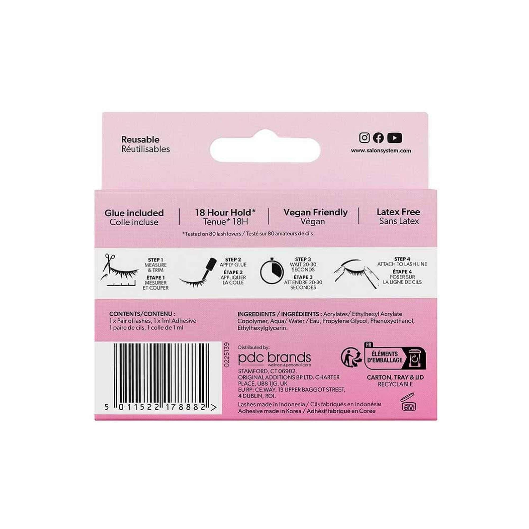 Salon System - STRIP LASH - 3/4 Length - 022 - Image 3