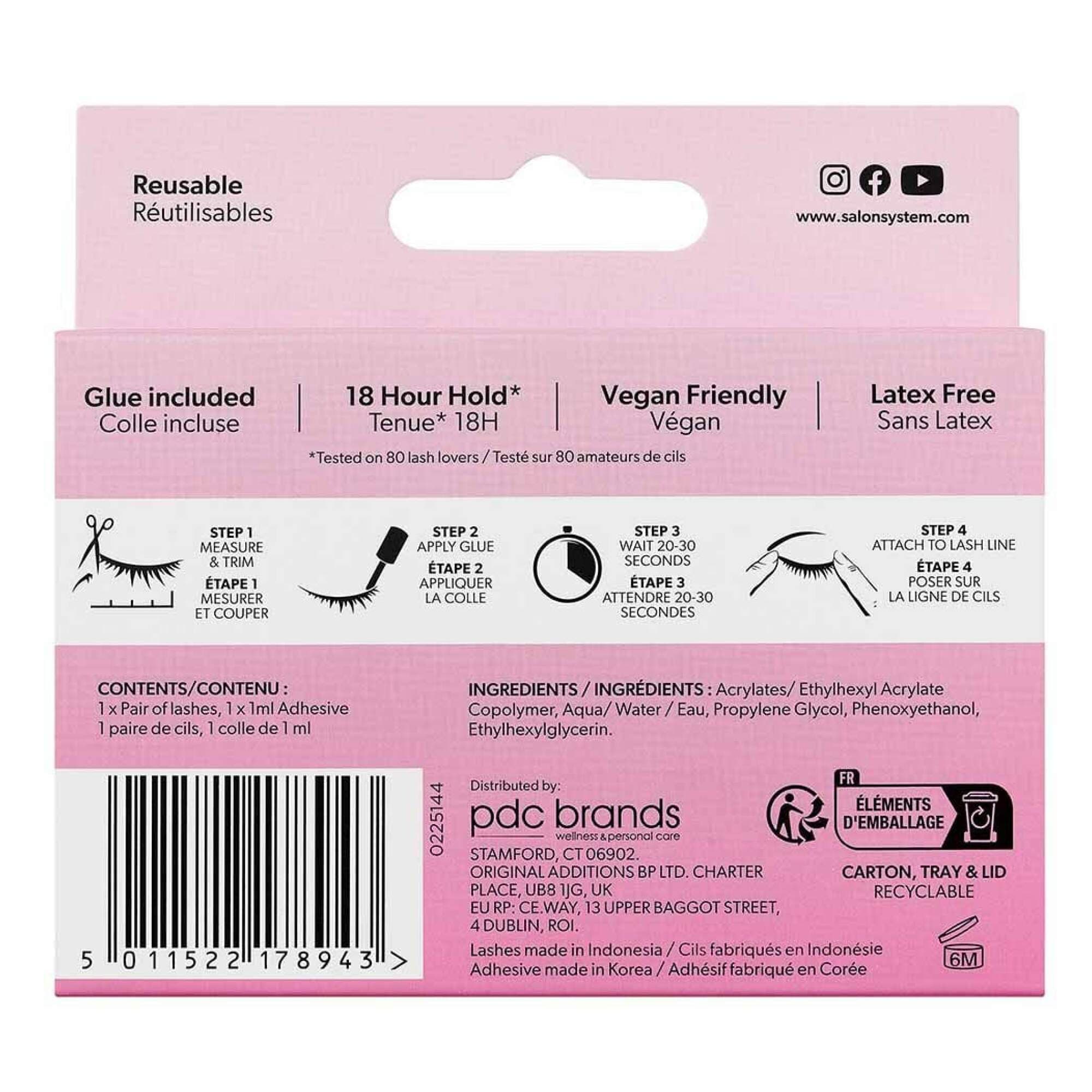 Salon System - STRIP LASH - 3/4 Length - 055 - Image 3
