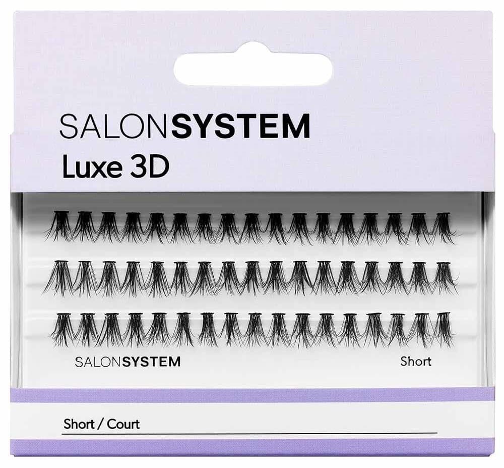  Salon System - Individual - Short - LUXE 3D - Cluster Lash