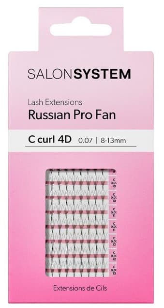 Salon System - Russian Pro Fan - C -Curl 4D 8-13mm