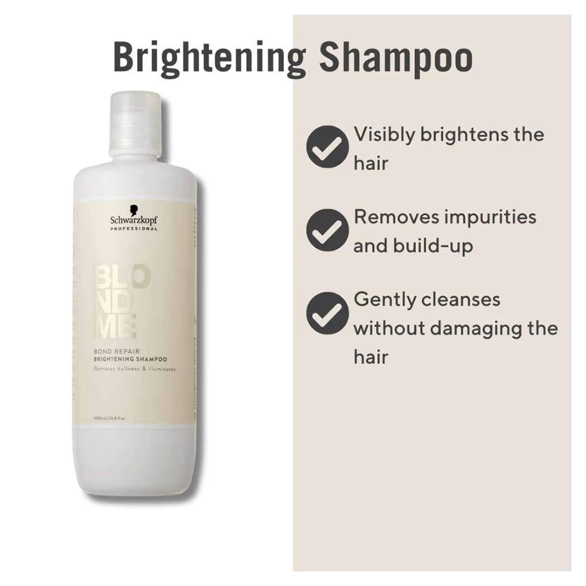 BLONDME - CARE - Bond Repair Brightening Shampoo - 1000ml - Image 2