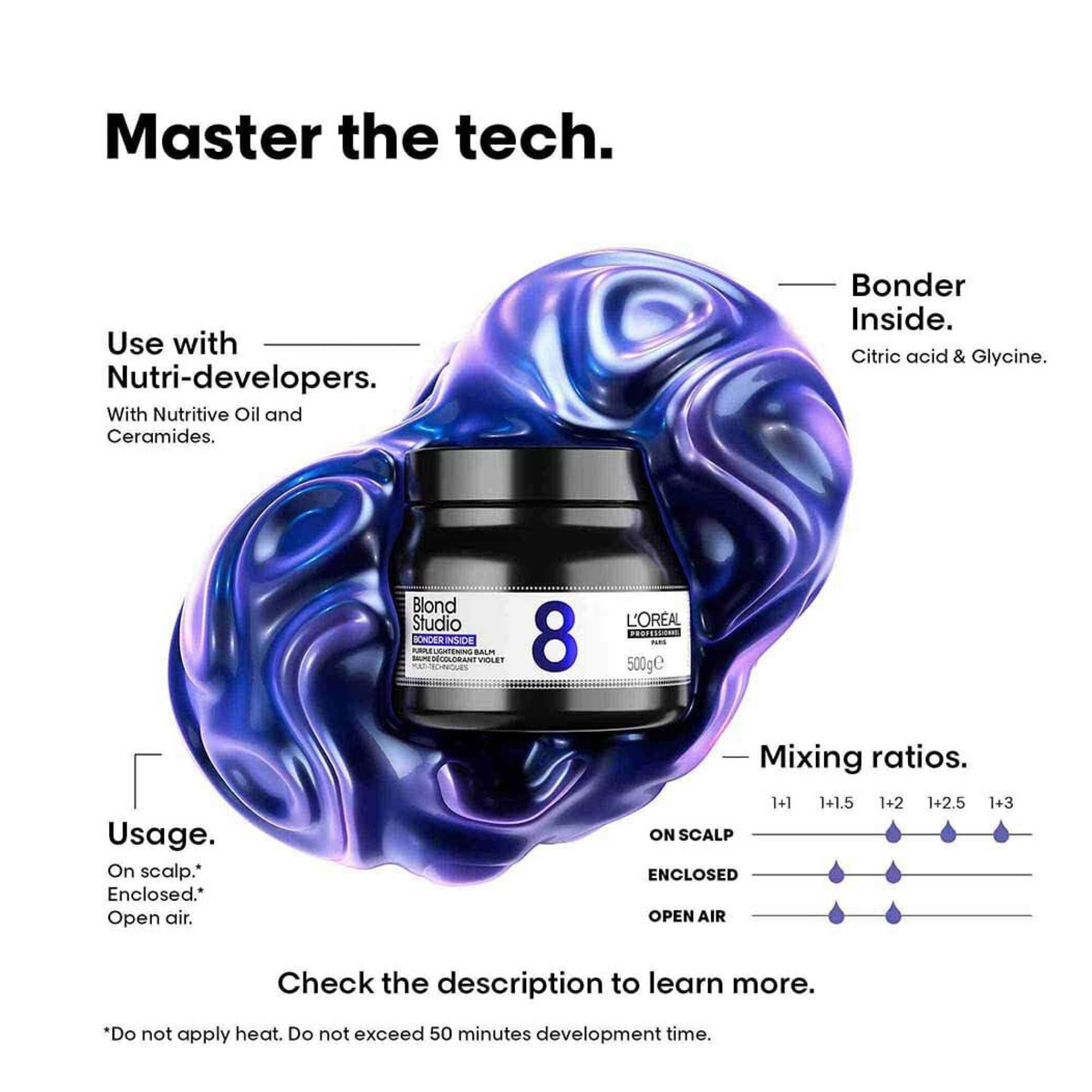 Blond Studio - Purple Lightening Balm 8 Levels - Image 3