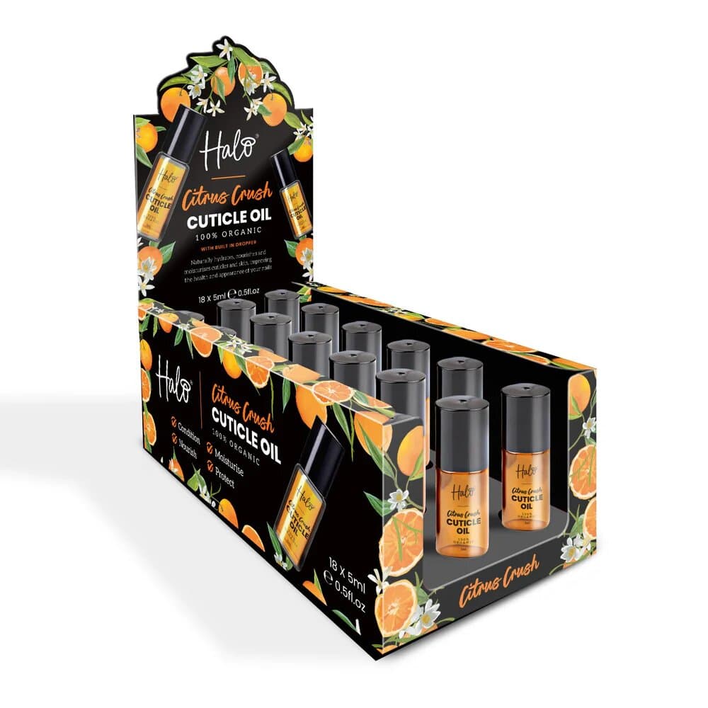 Pure Nails - Essentials - Citrus Crush Cuticle Oil Retail Pack (18x5ml)