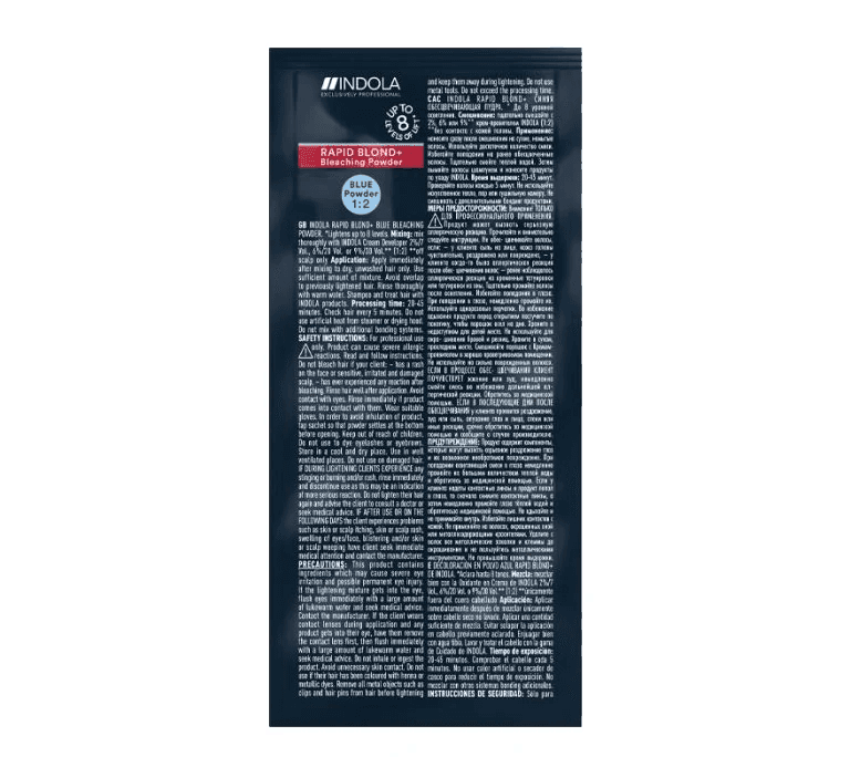 INDOLA - BLEACH - Rapid Dust Free Blue Bleach - 30g (Sachet)