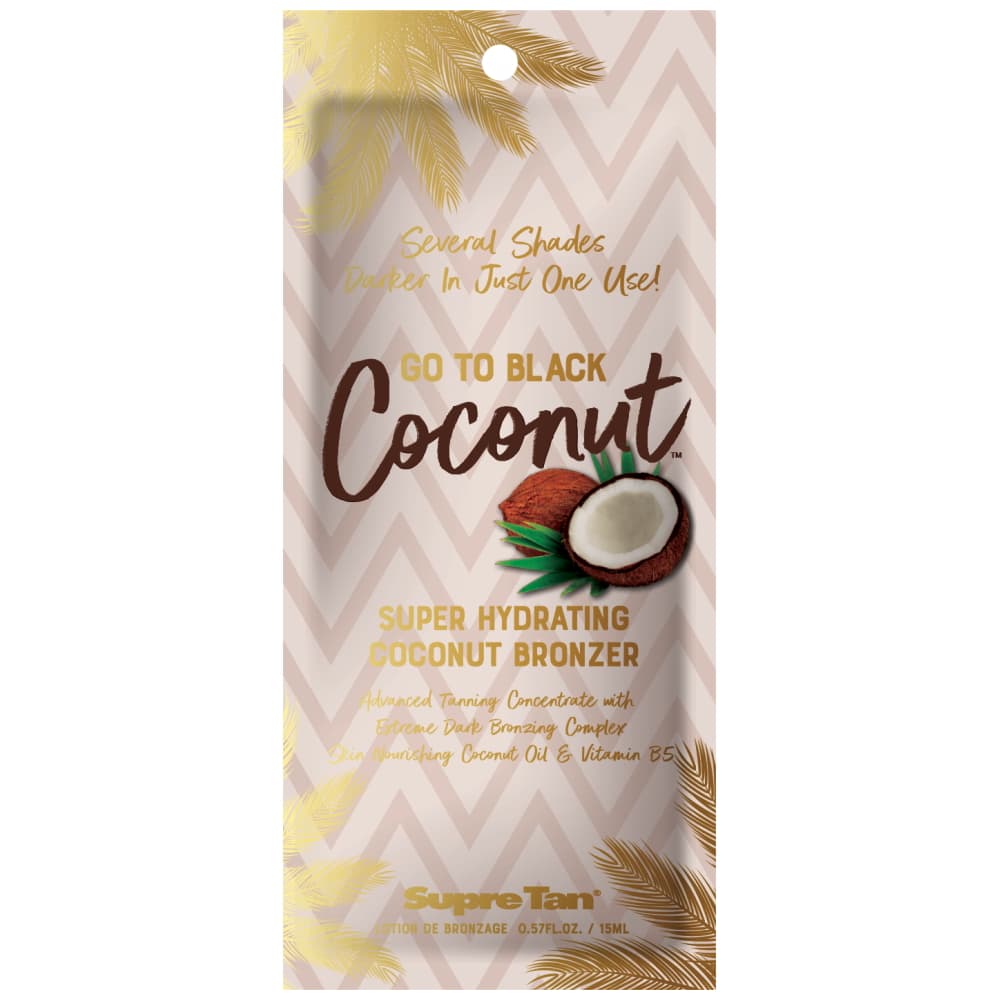 Supre Tan - Go To Black - Sachet - Coconut DHA Bronzer