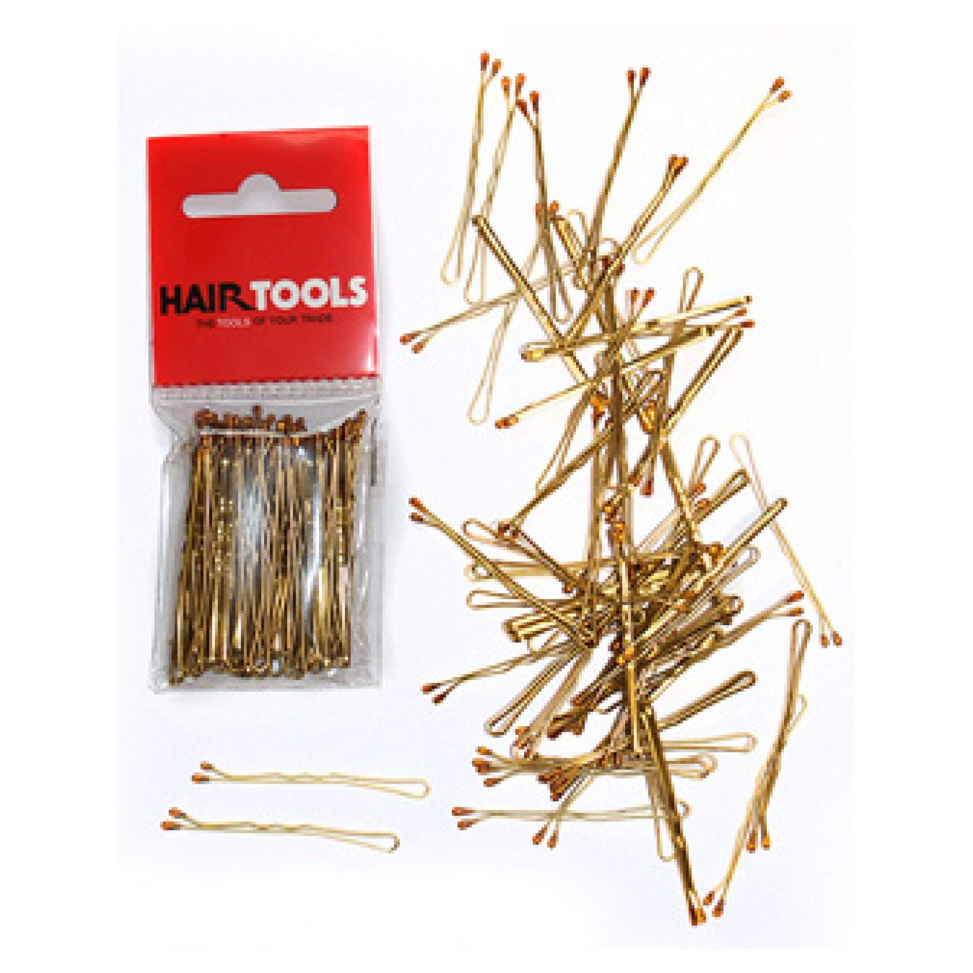 HAIR TOOLS - Pins & Grips - Waved Grips (Kirby) - 1.5" Blonde 50pk