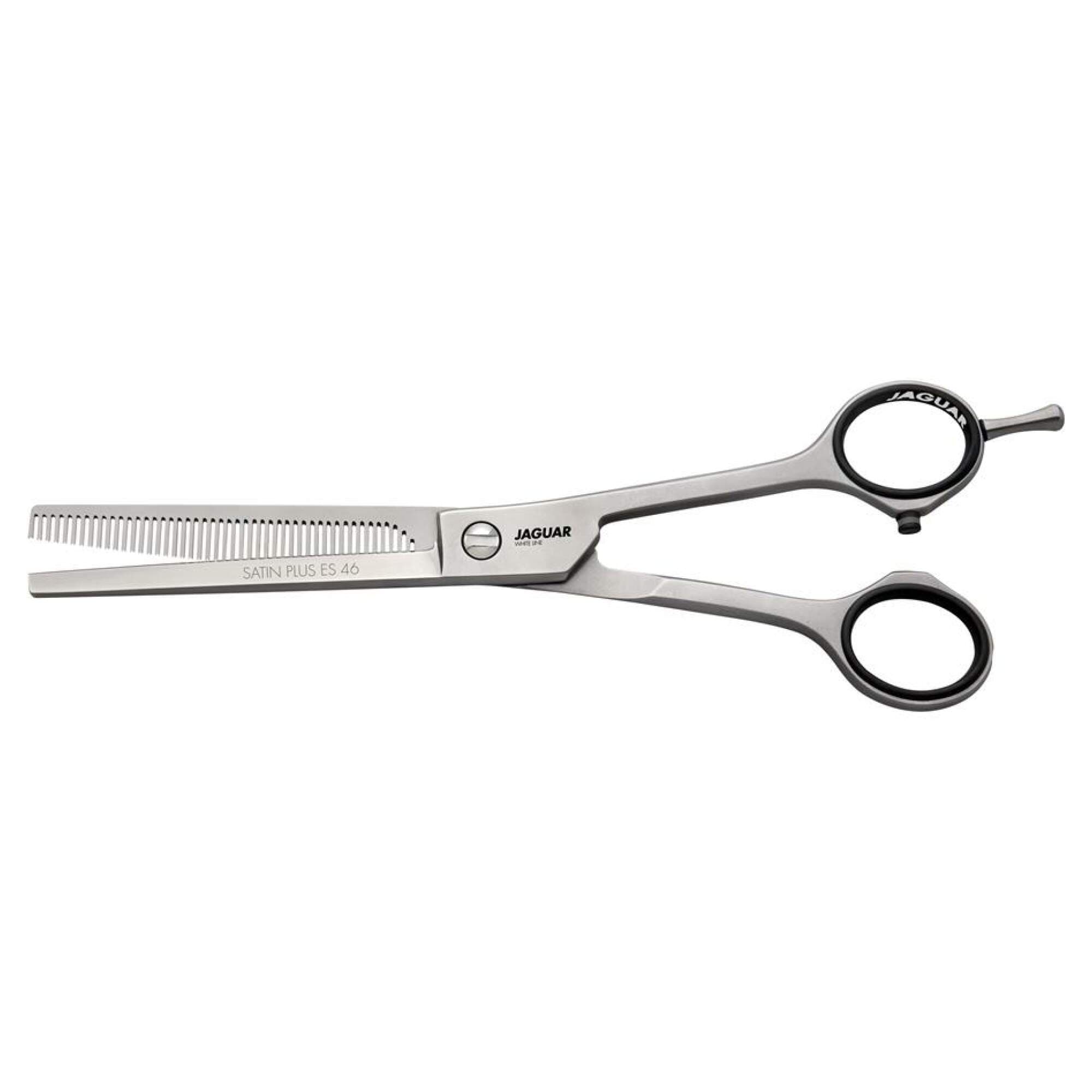 JAGUAR SCISSORS - WHITE LINE - Satin Plus 6.5" Thinner 46 teeth
