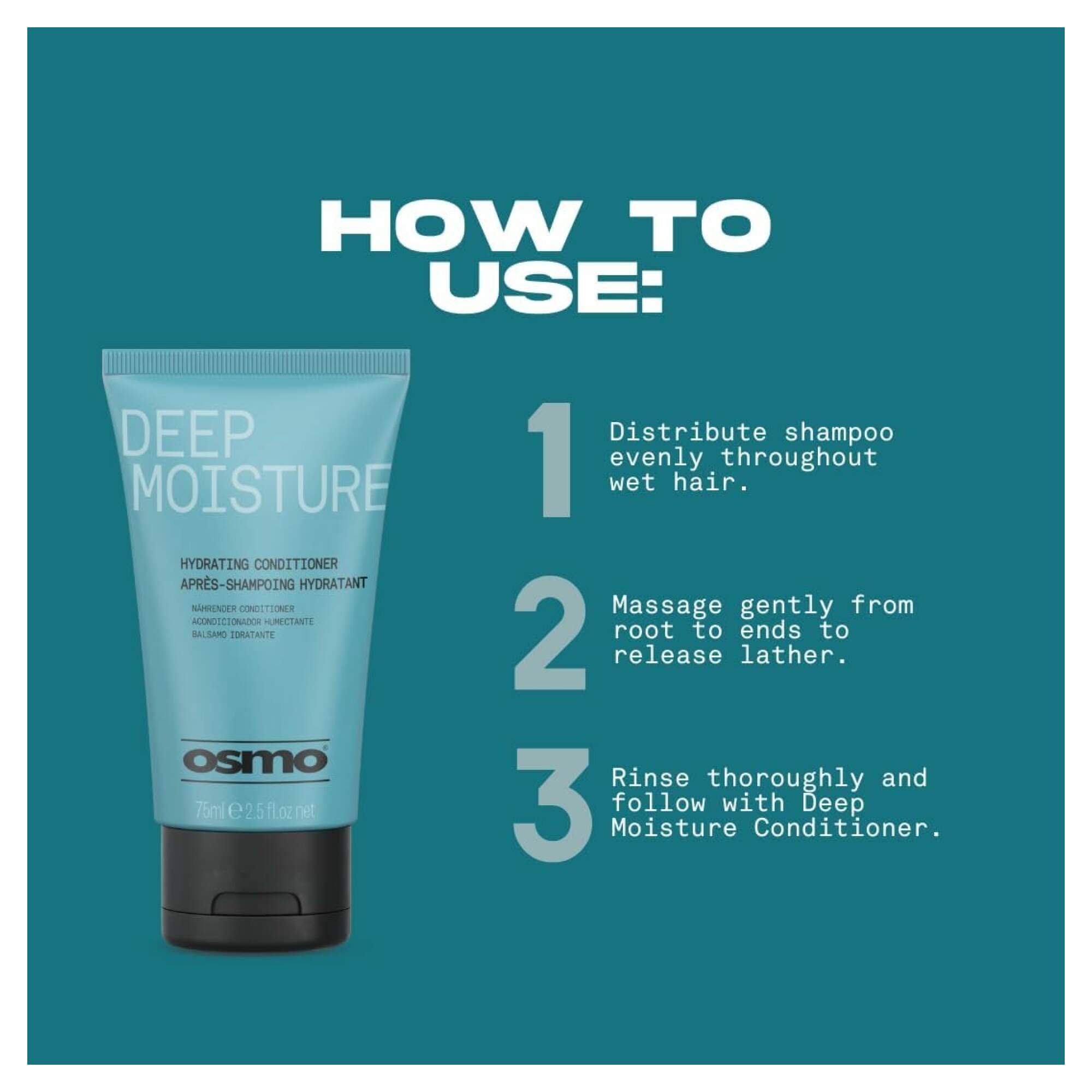 NEW OSMO - Deep Moisture - Conditioner - 75ml - Image 3