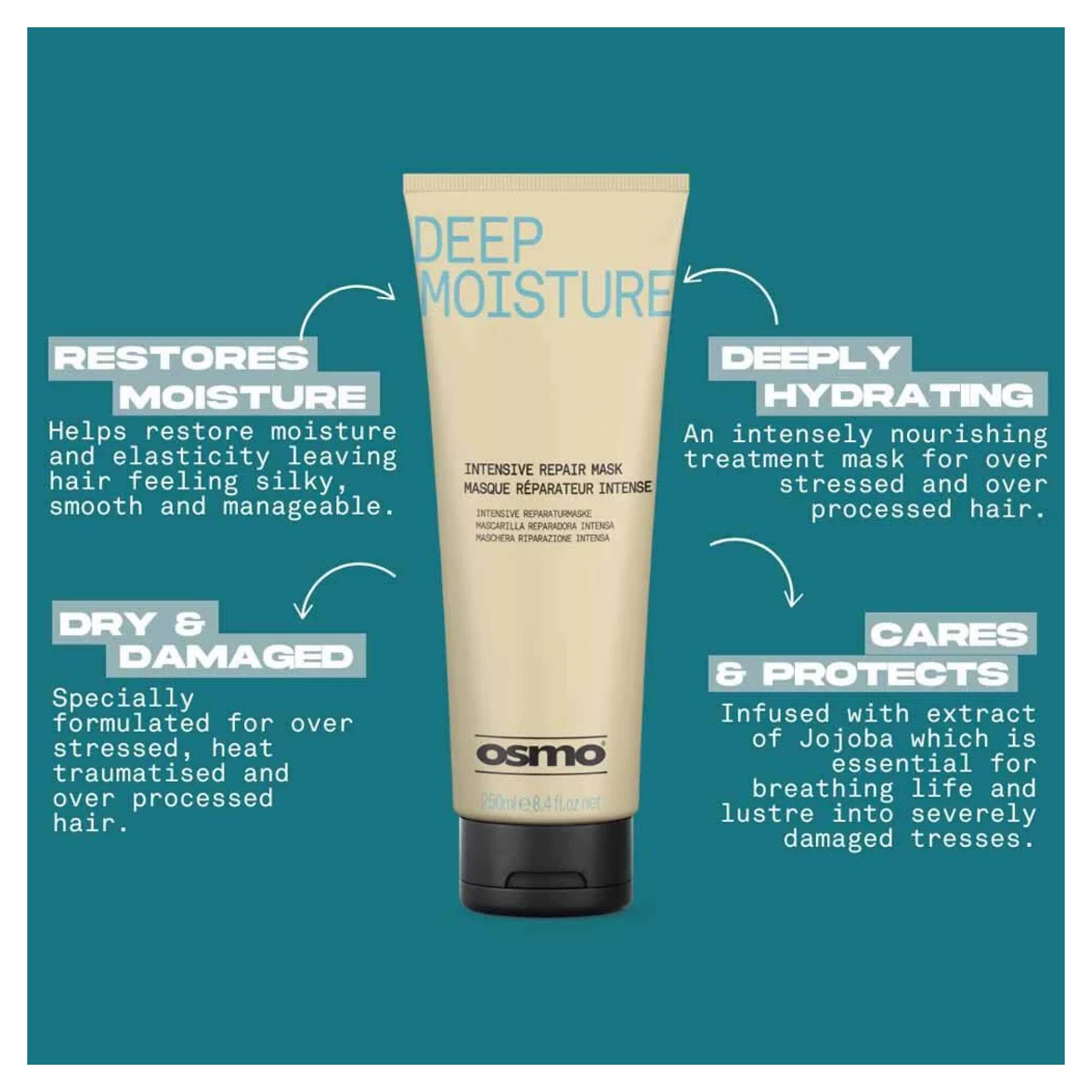 NEW OSMO - Deep Moisture - Intensive Repair Mask - 250ml - Image 2