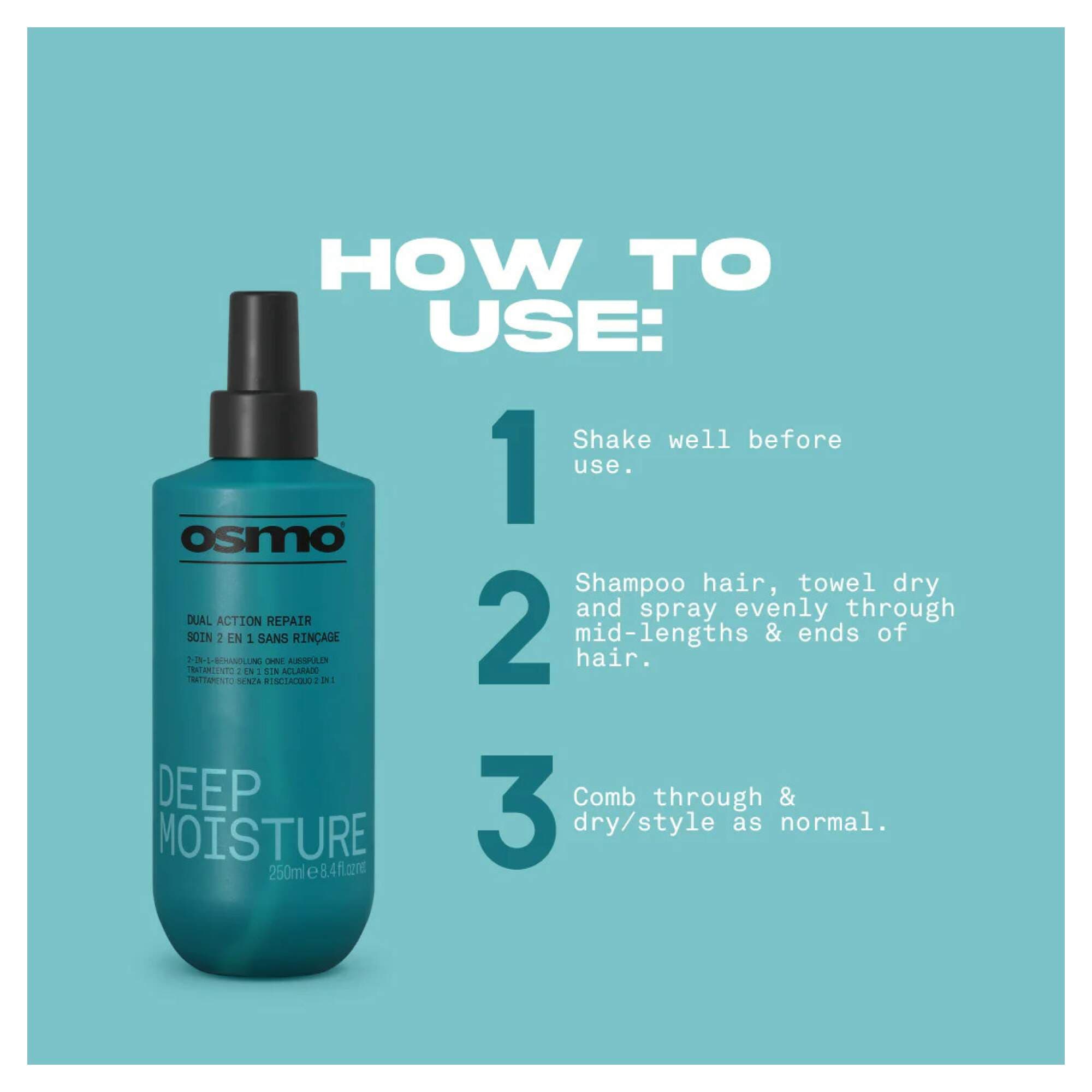 NEW OSMO - Deep Moisture - Dual Action Repair - Image 3