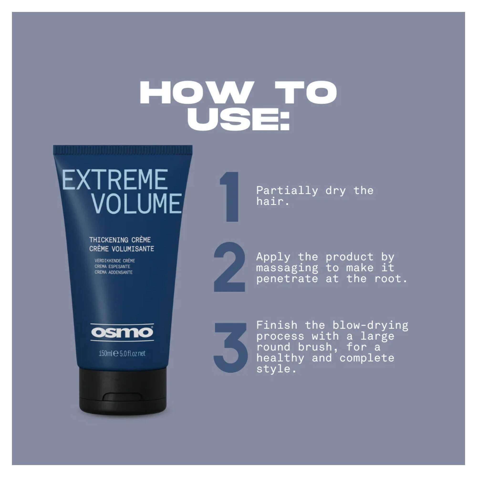 NEW OSMO - Extreme Volume - Thickening Creme - Image 3