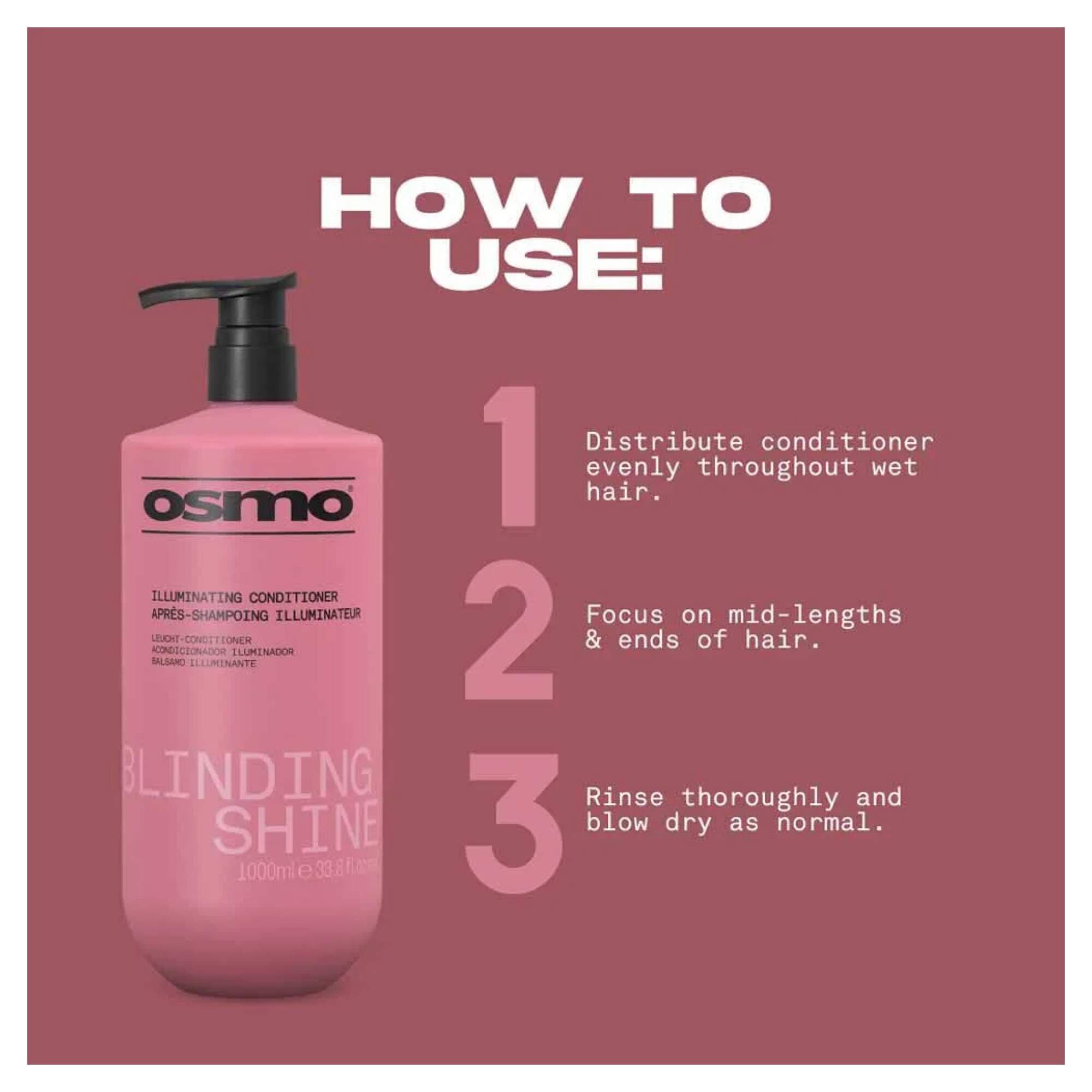 NEW OSMO - Blinding Shine - Conditioner - 1000ml - Image 3