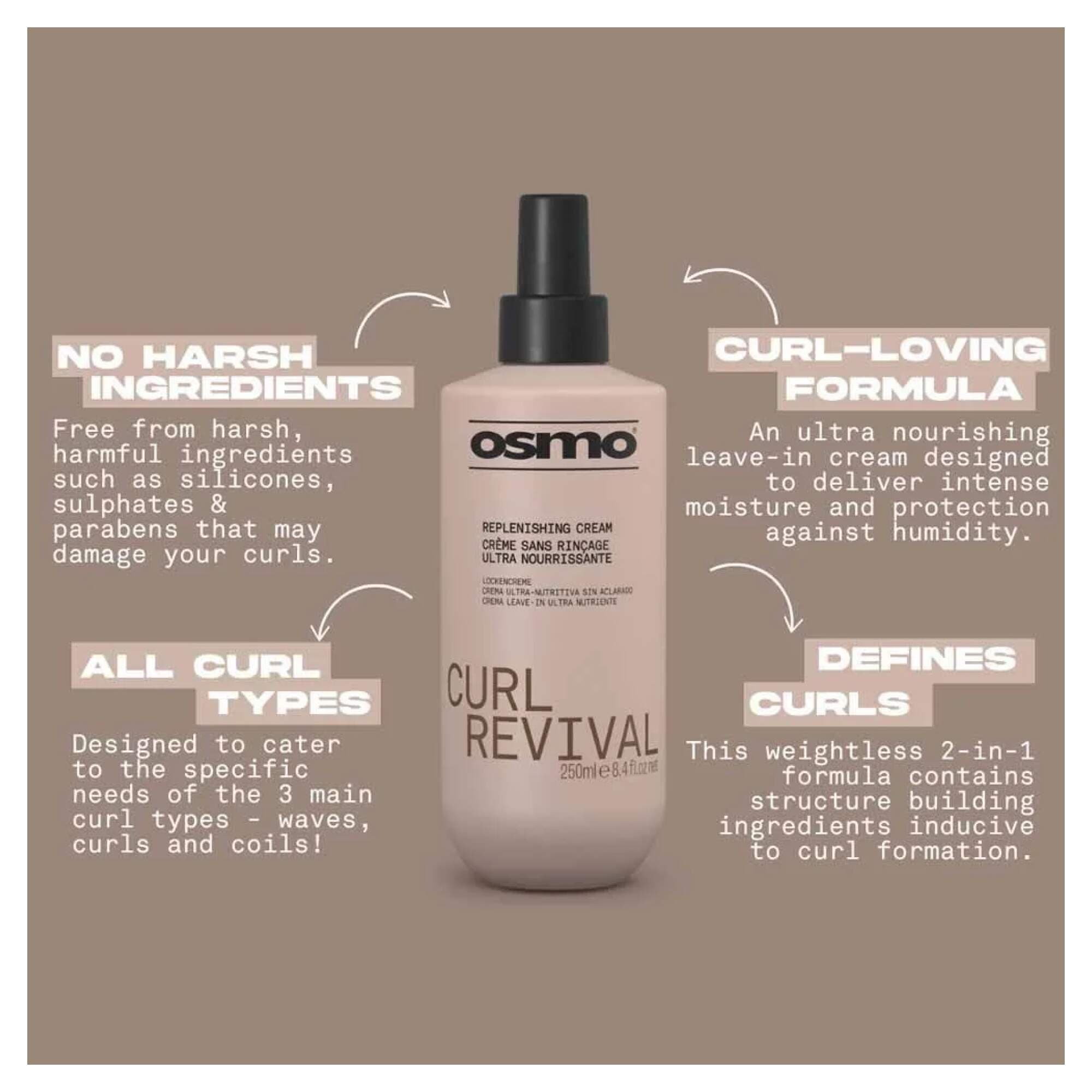 NEW OSMO - Curl Revival - Replenishing Cream - Image 2