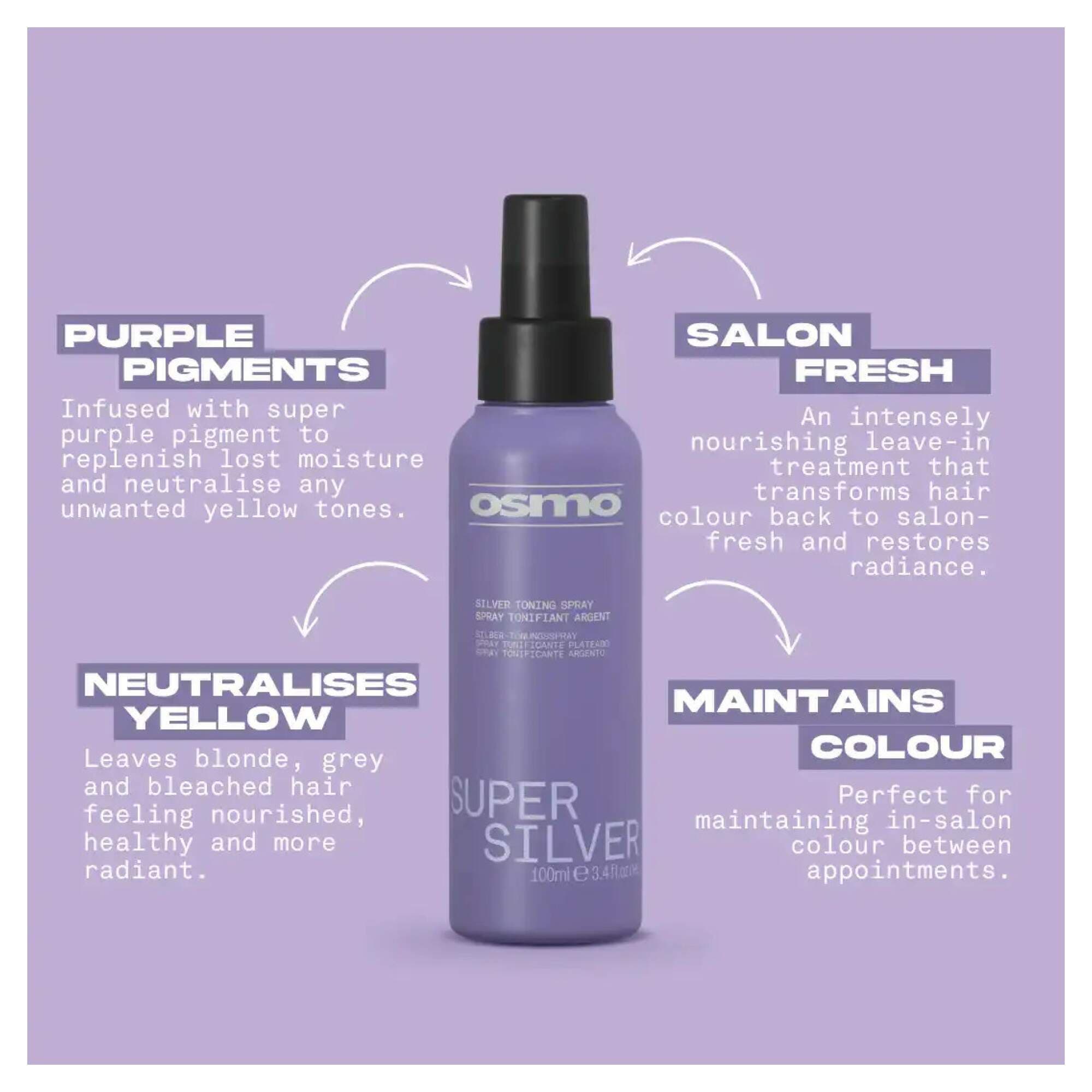 NEW OSMO - Super Silver - Silver Toning Spray - Image 2