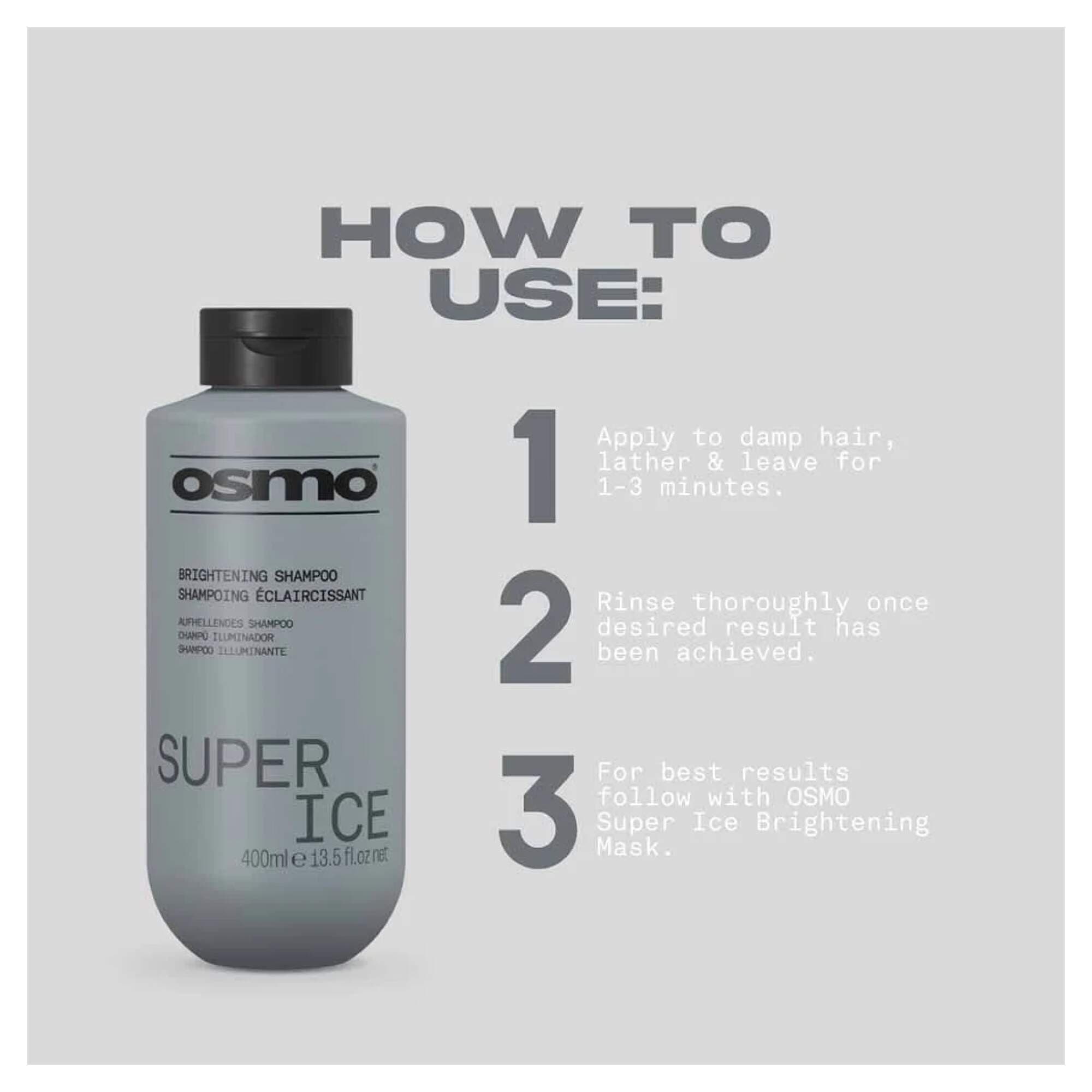 NEW OSMO - Super Ice - Shampoo - 400ml - Image 3