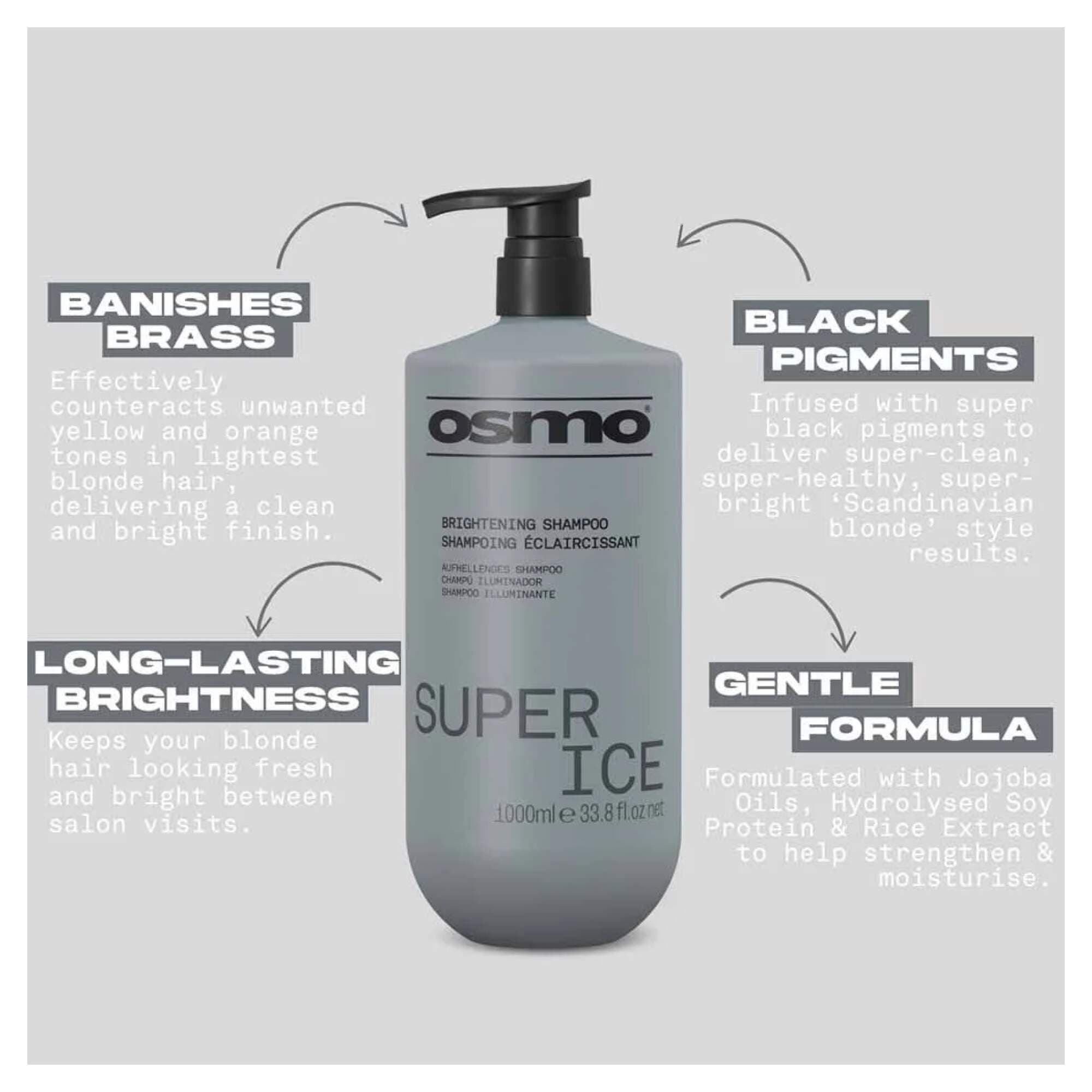 NEW OSMO - Super Ice - Shampoo - 1000ml - Image 2