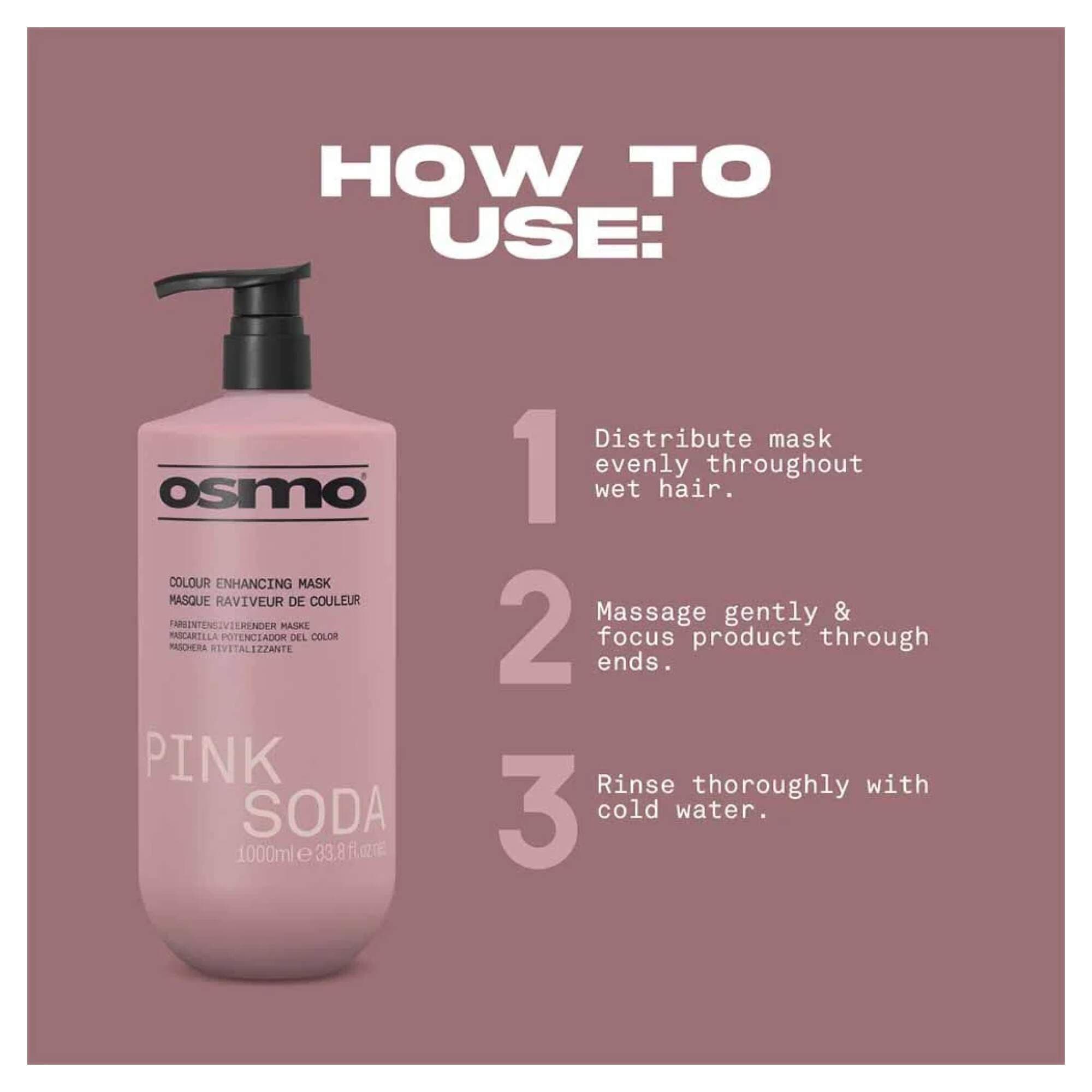 NEW OSMO - Pink Soda - Mask - 1000ml - Image 3