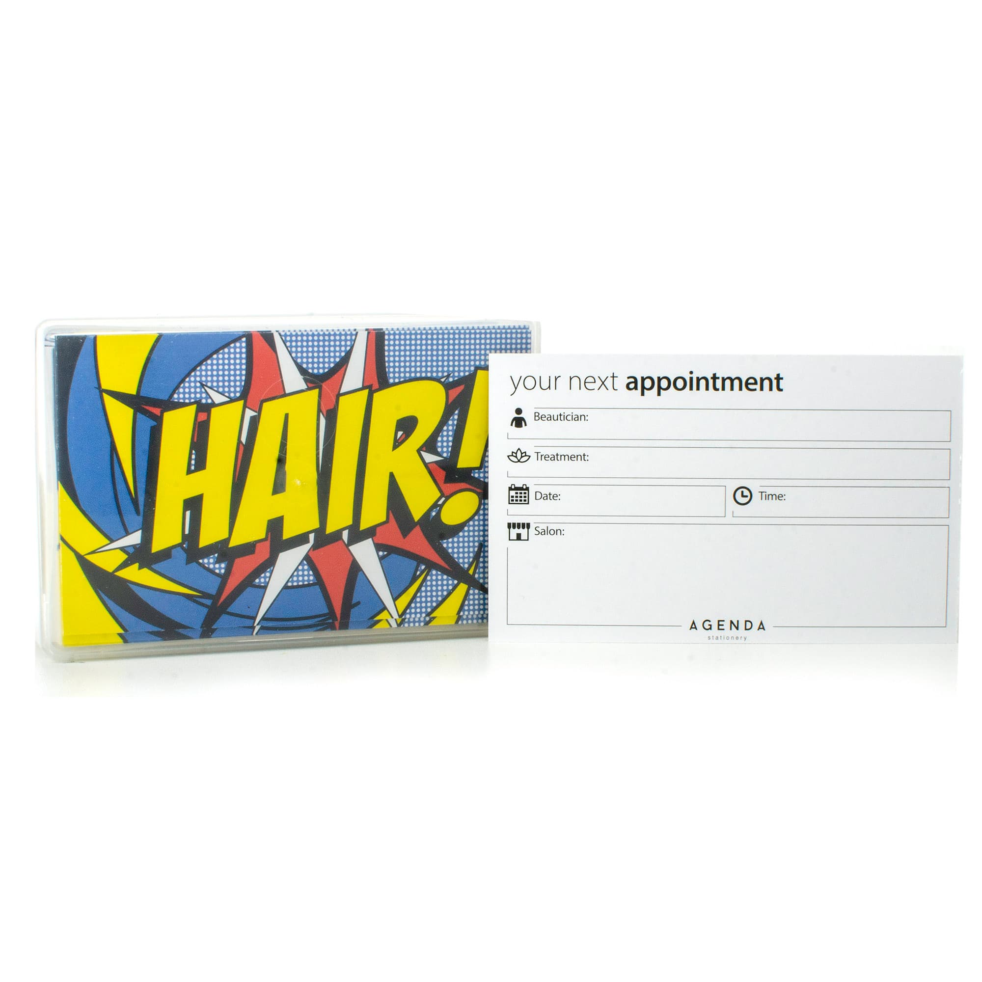 AGENDA - APPOINTMENT CARDS - Pop Art - Hair