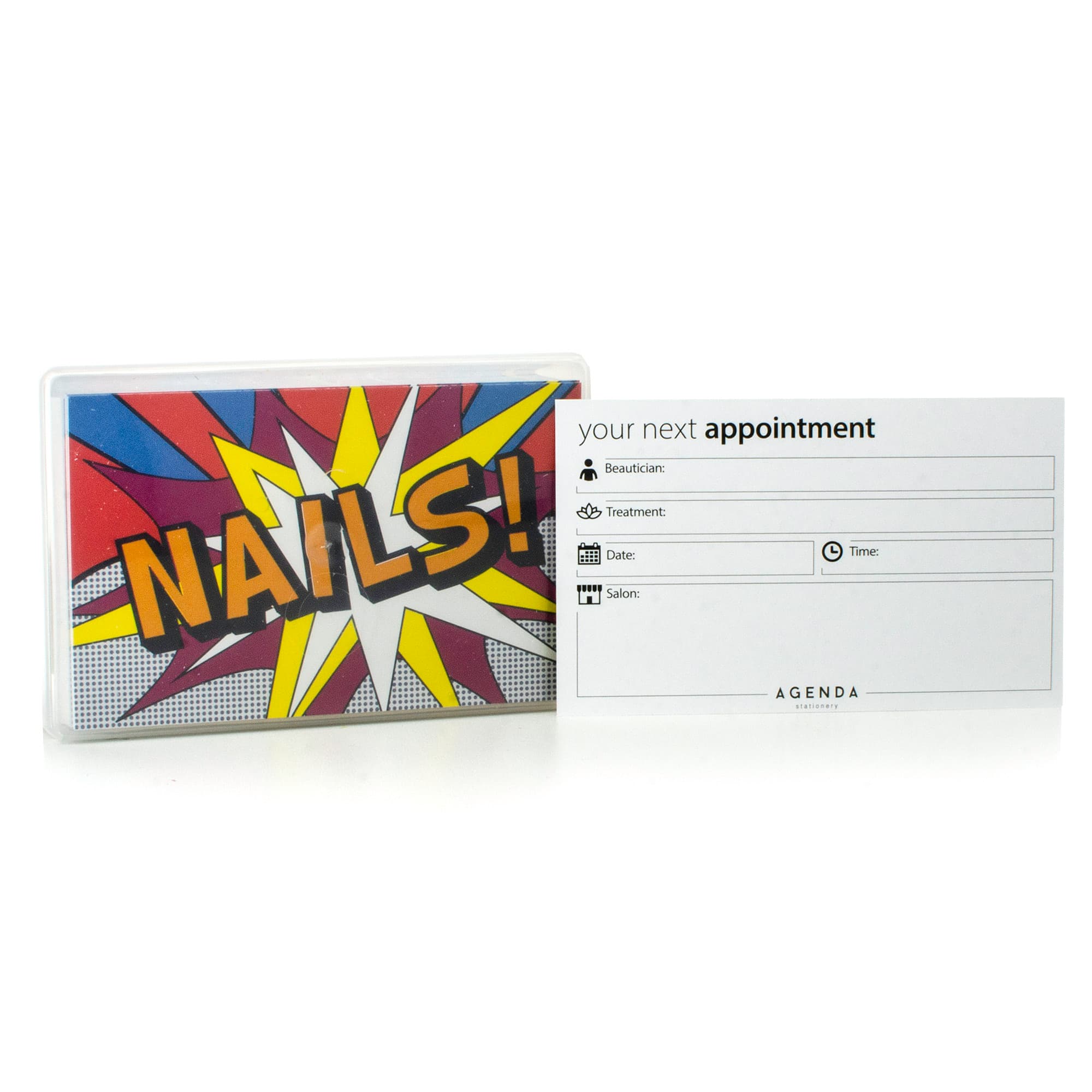 AGENDA - APPOINTMENT CARDS - Pop Art - Nails